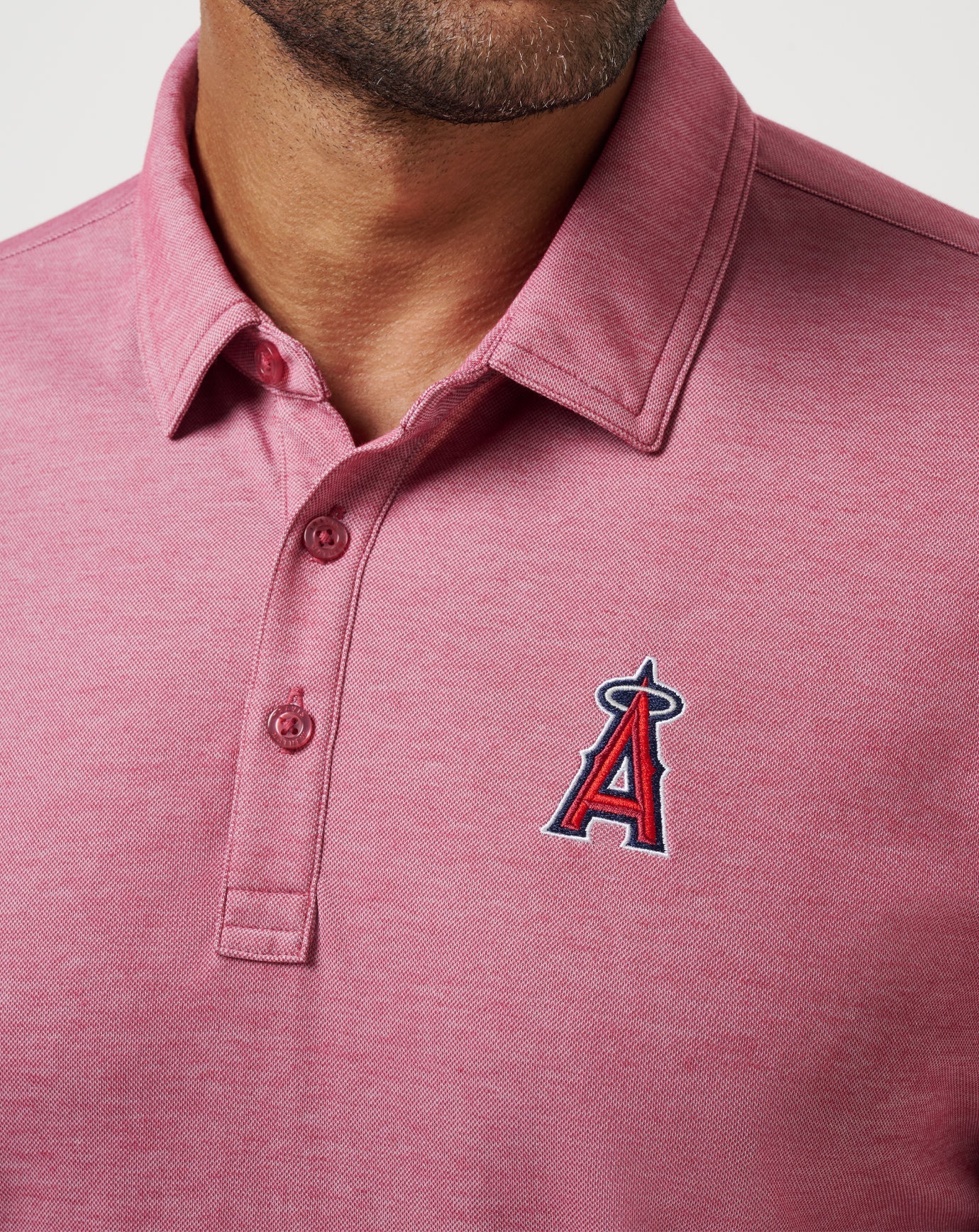 Travis Mathew Hot sale | Los Angeles Angels Playoff Pitch Polo