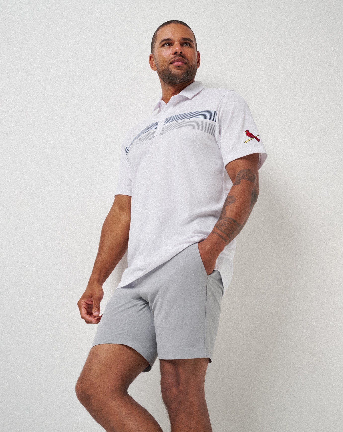 Travis Mathew For sale | St Louis Cardinals Top Recruit Polo
