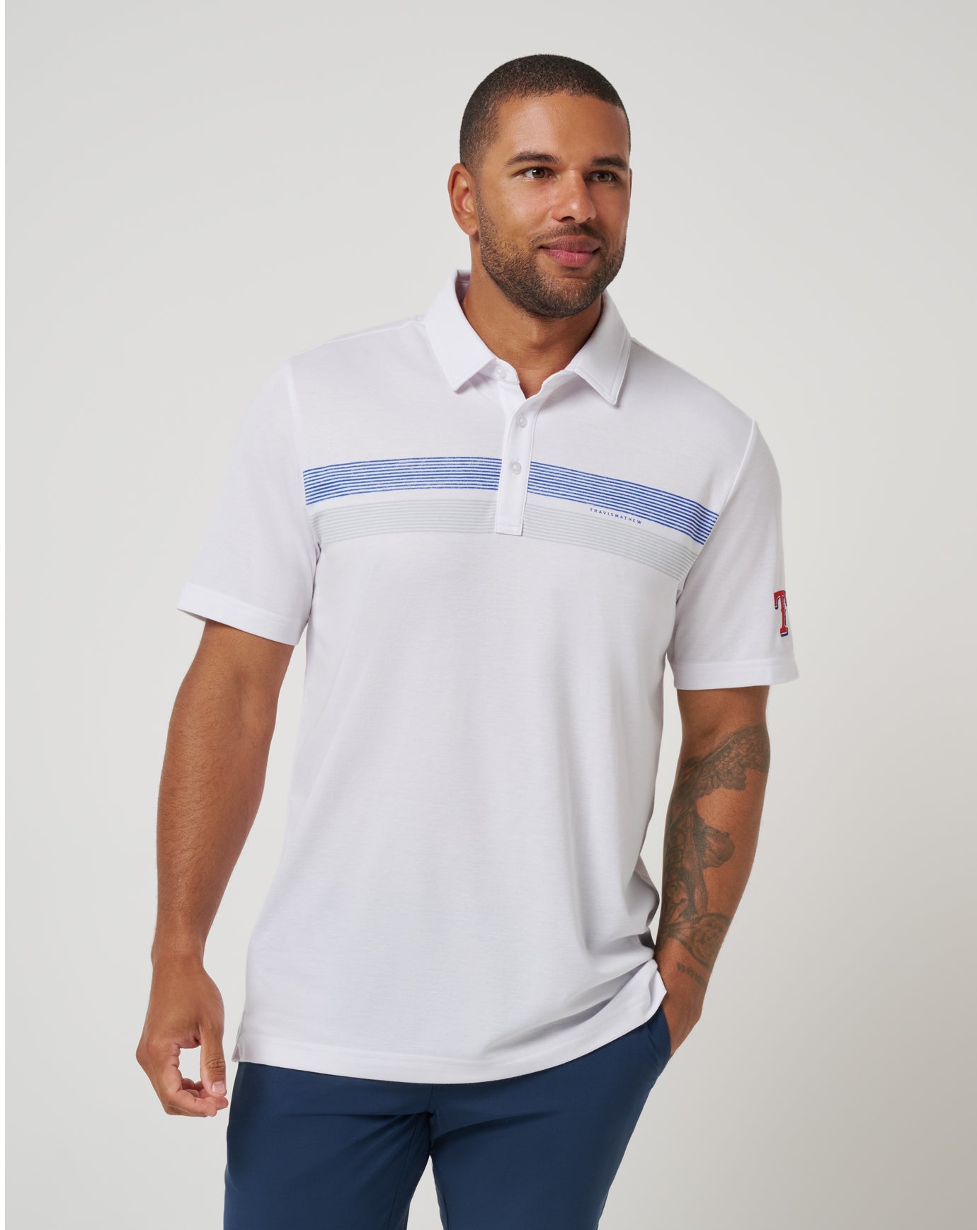 Travis Mathew Sale | Texas Rangers Top Recruit Polo