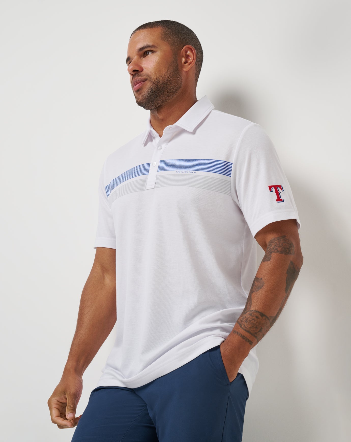 Travis Mathew Sale | Texas Rangers Top Recruit Polo
