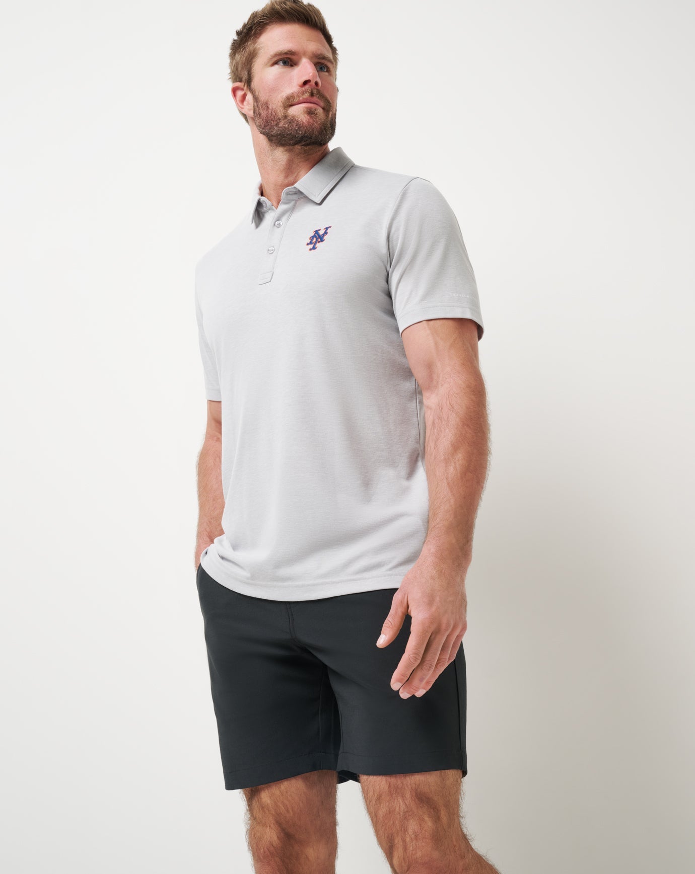 Travis Mathew Outlet | New York Mets Playoff Pitch Polo