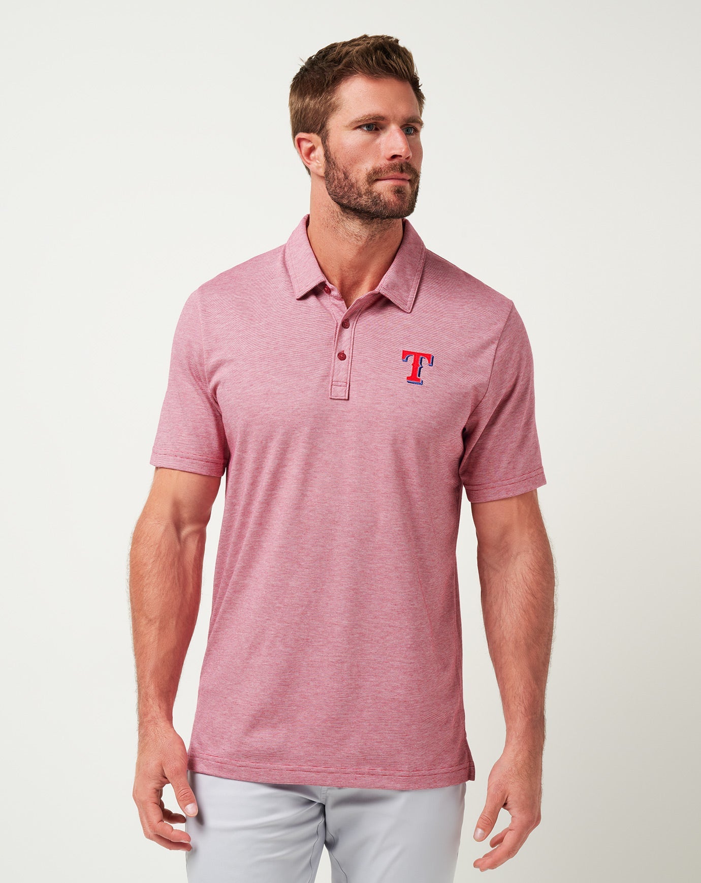 Travis Mathew | Texas Rangers The Zinna Polo