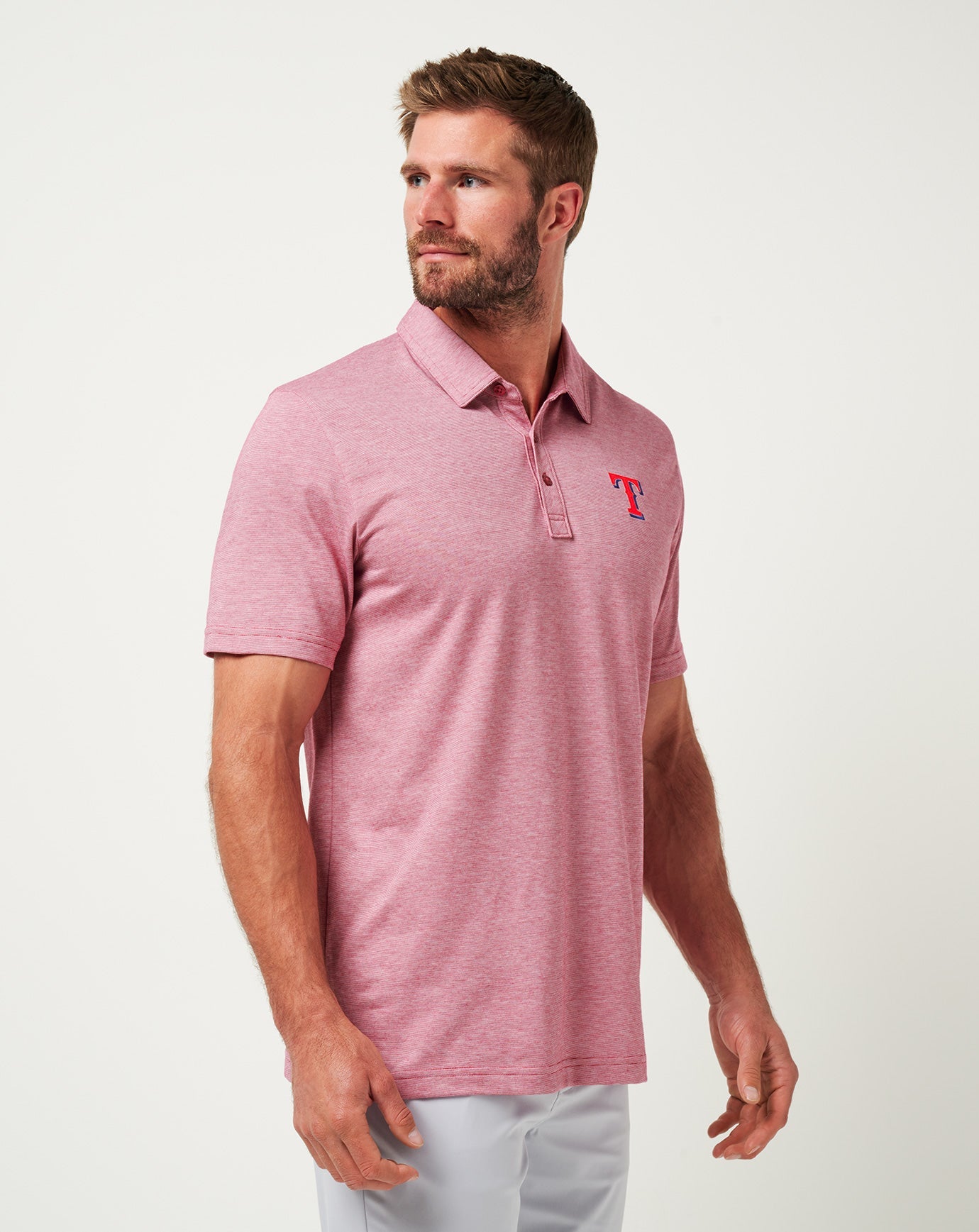 Travis Mathew | Texas Rangers The Zinna Polo