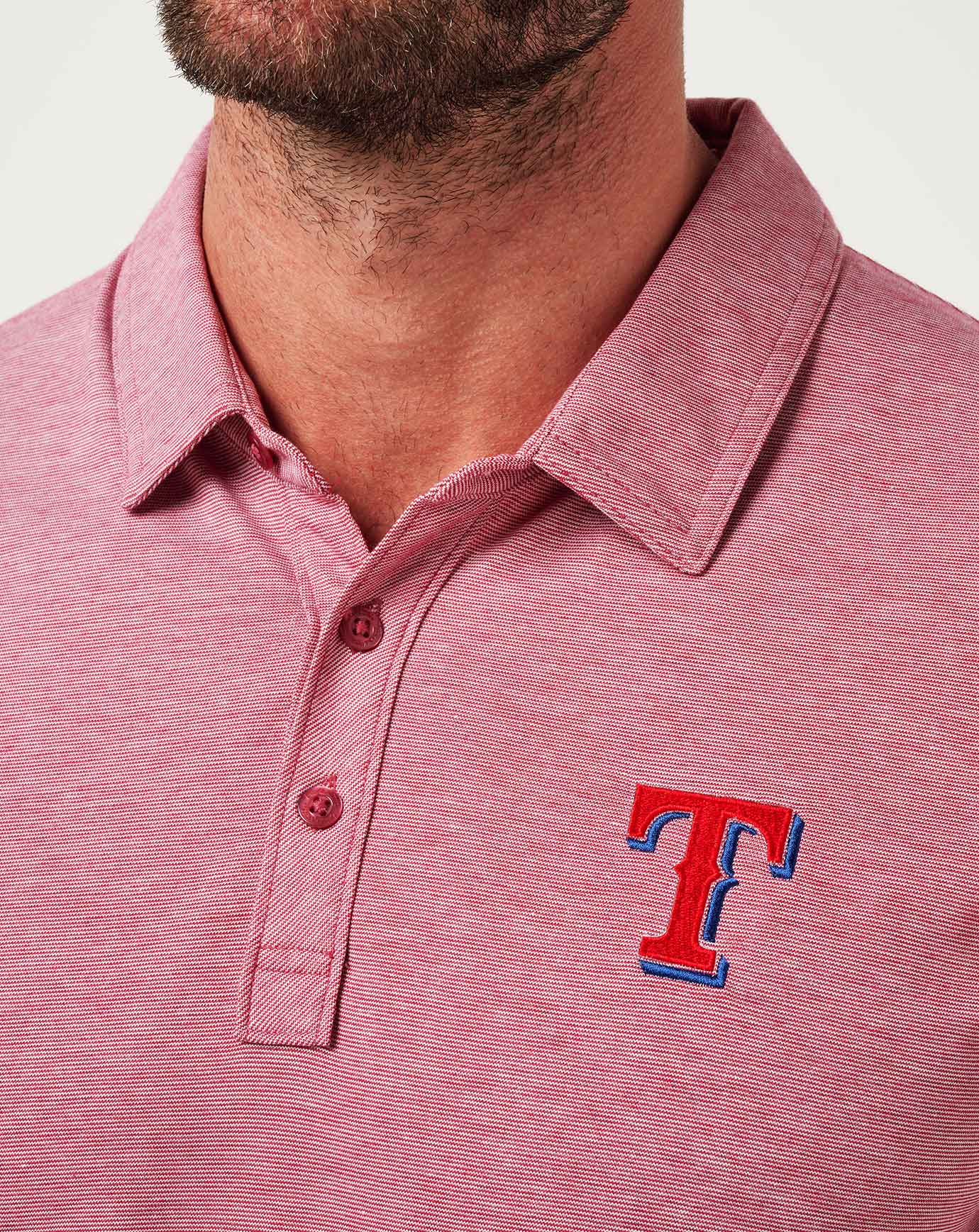 Travis Mathew | Texas Rangers The Zinna Polo