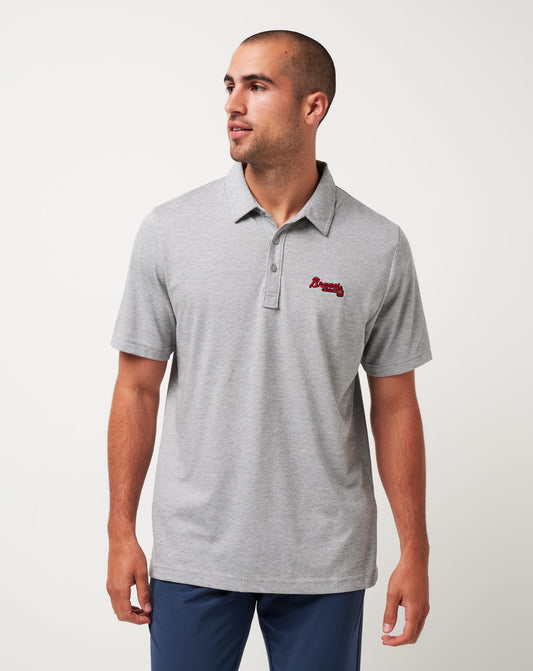 Travis Mathew Outlet | Atlanta Braves The Zinna Polo