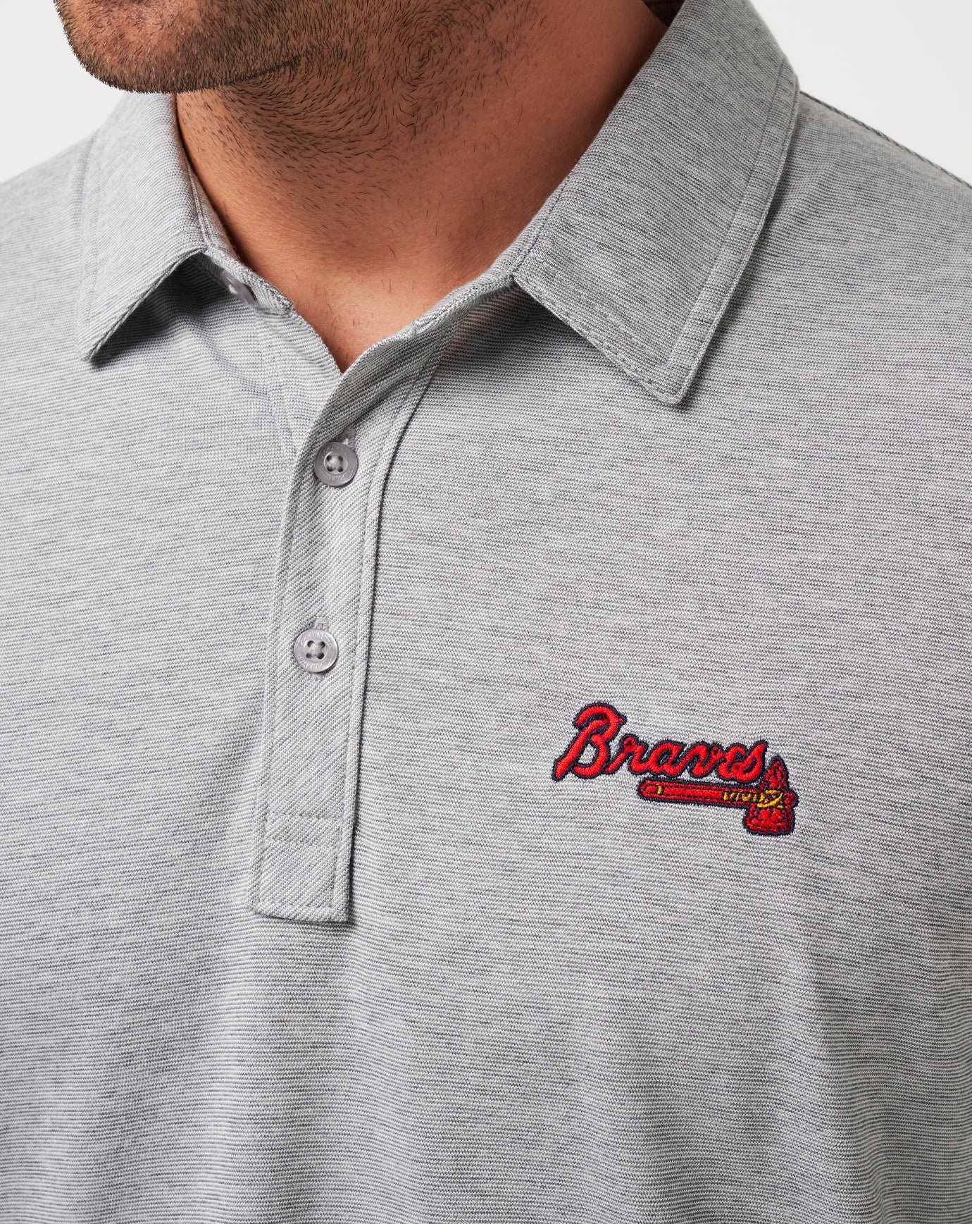 Travis Mathew Outlet | Atlanta Braves The Zinna Polo