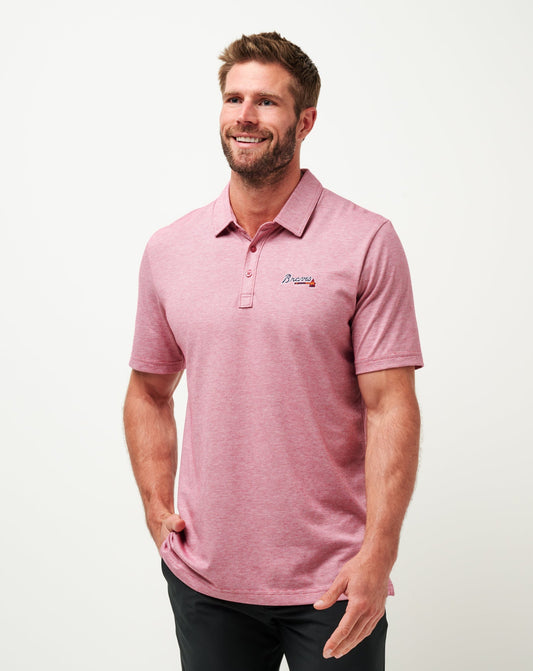 Travis Mathew New | Atlanta Braves The Zinna Polo