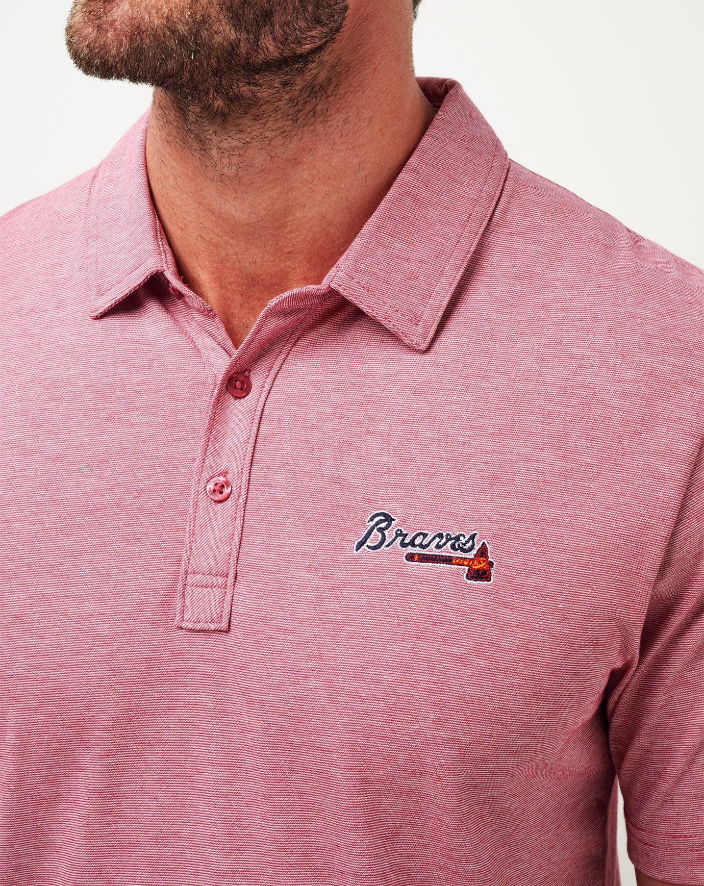 Travis Mathew New | Atlanta Braves The Zinna Polo