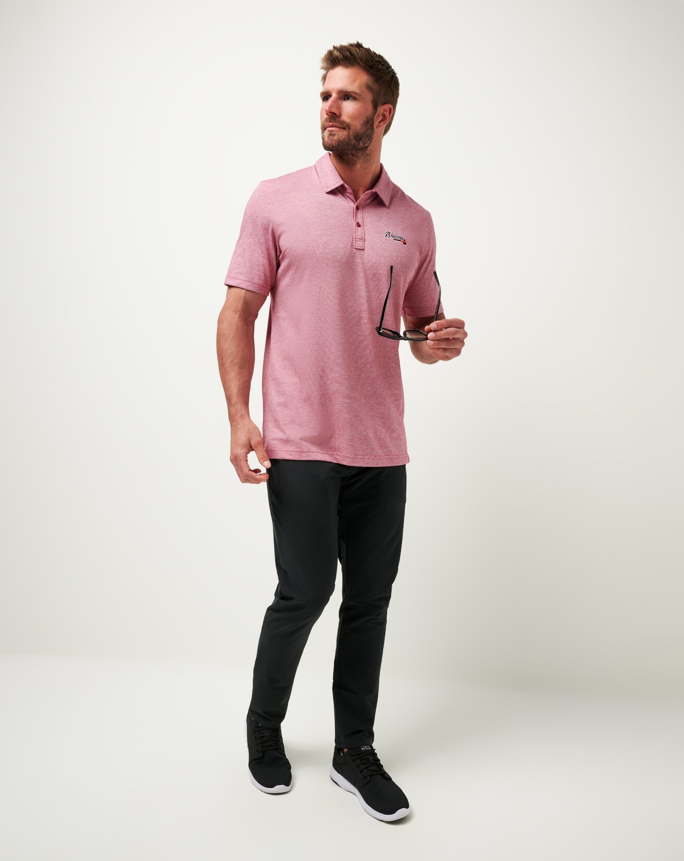 Travis Mathew New | Atlanta Braves The Zinna Polo