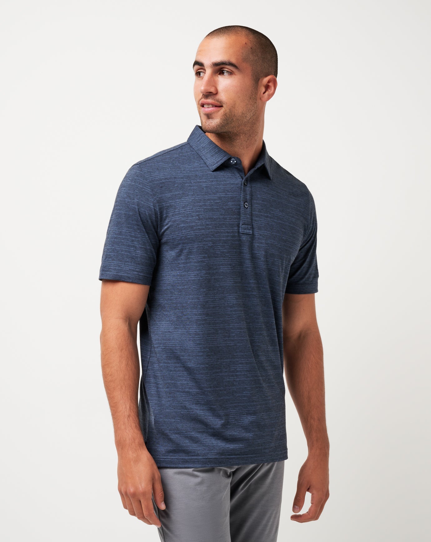 Travis Mathew Hot sale | Atlanta Braves The Heater Polo