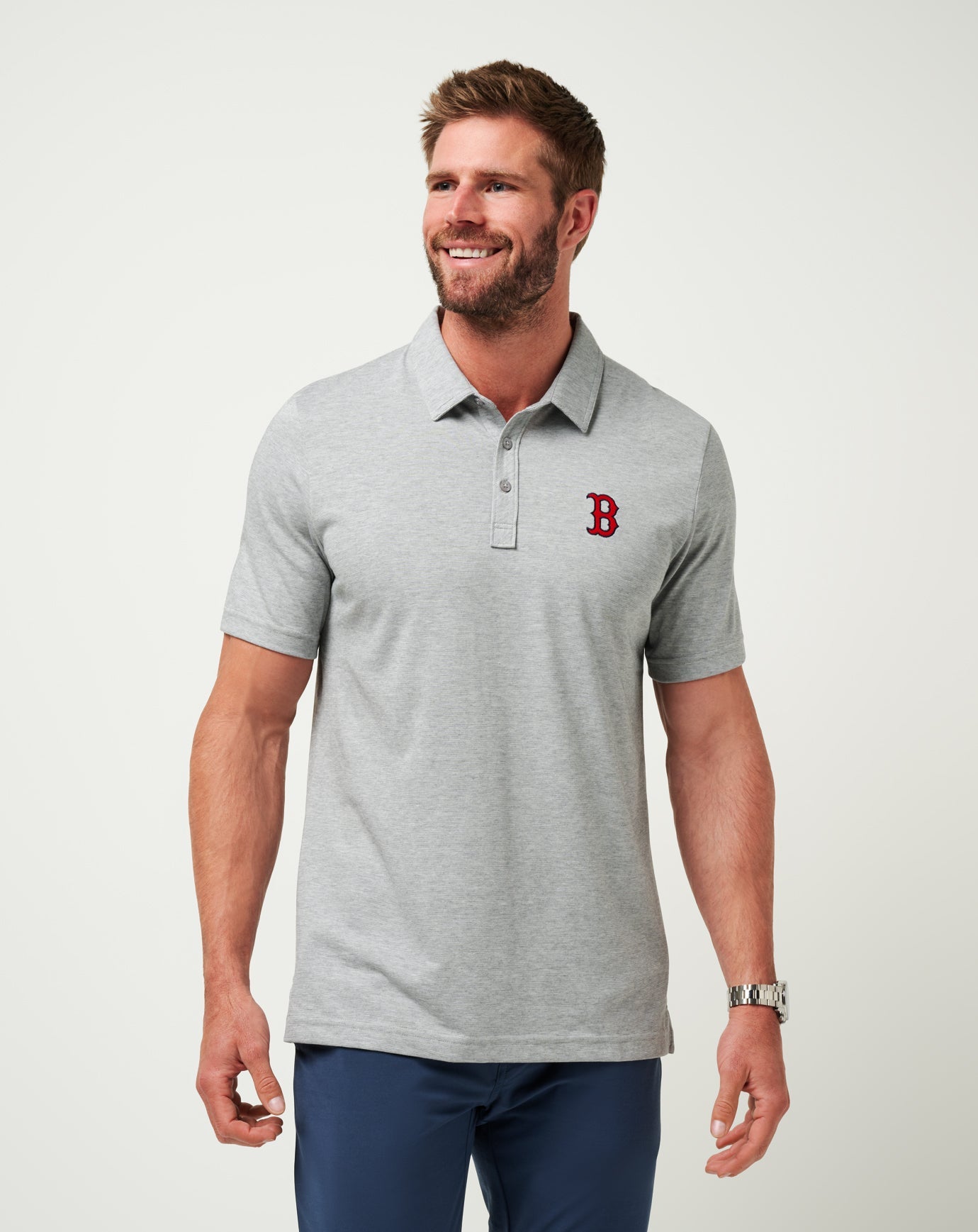 Travis Mathew Online | Boston Red Sox The Zinna Polo