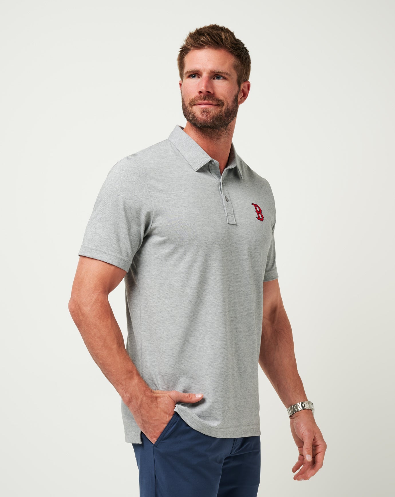 Travis Mathew Online | Boston Red Sox The Zinna Polo
