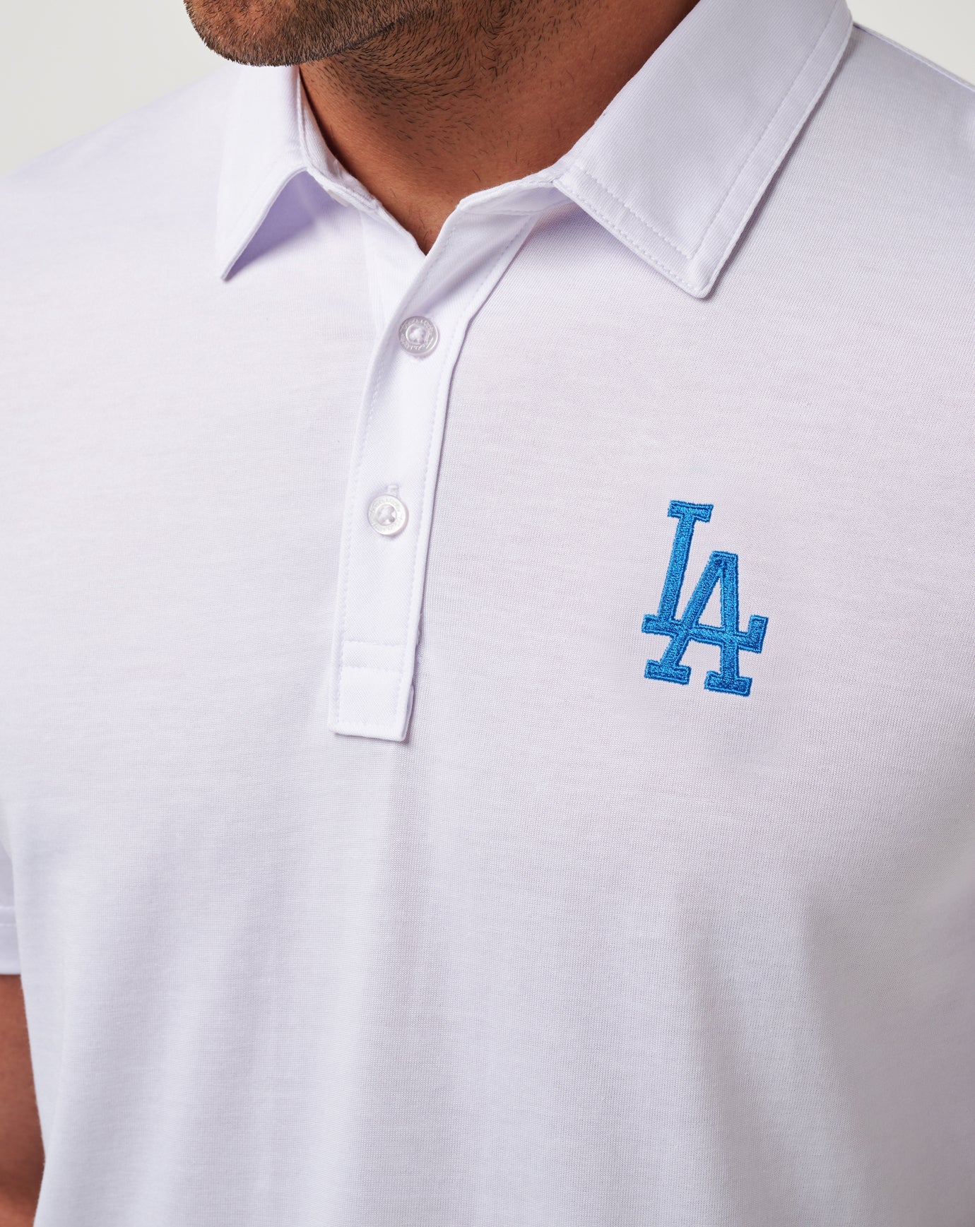 Travis Mathew Discount | Los Angeles Dodgers The Zinna Polo