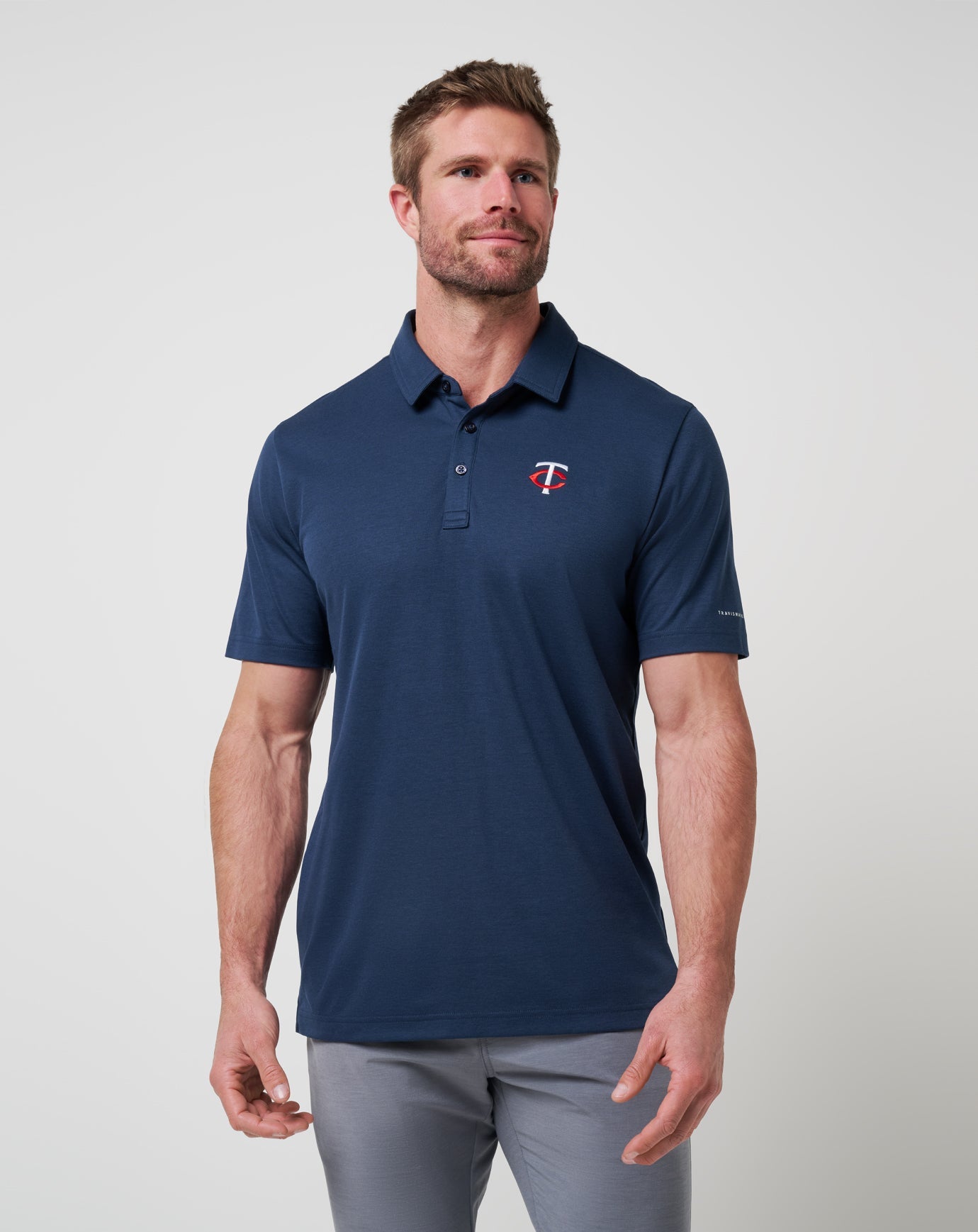 Travis Mathew Outlet | Minnesota Twins Playoff Pitch Polo