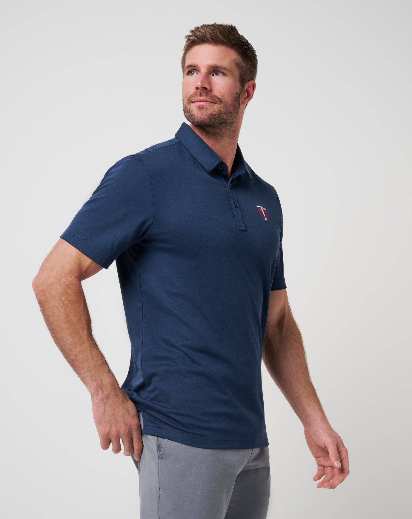 Travis Mathew Outlet | Minnesota Twins Playoff Pitch Polo