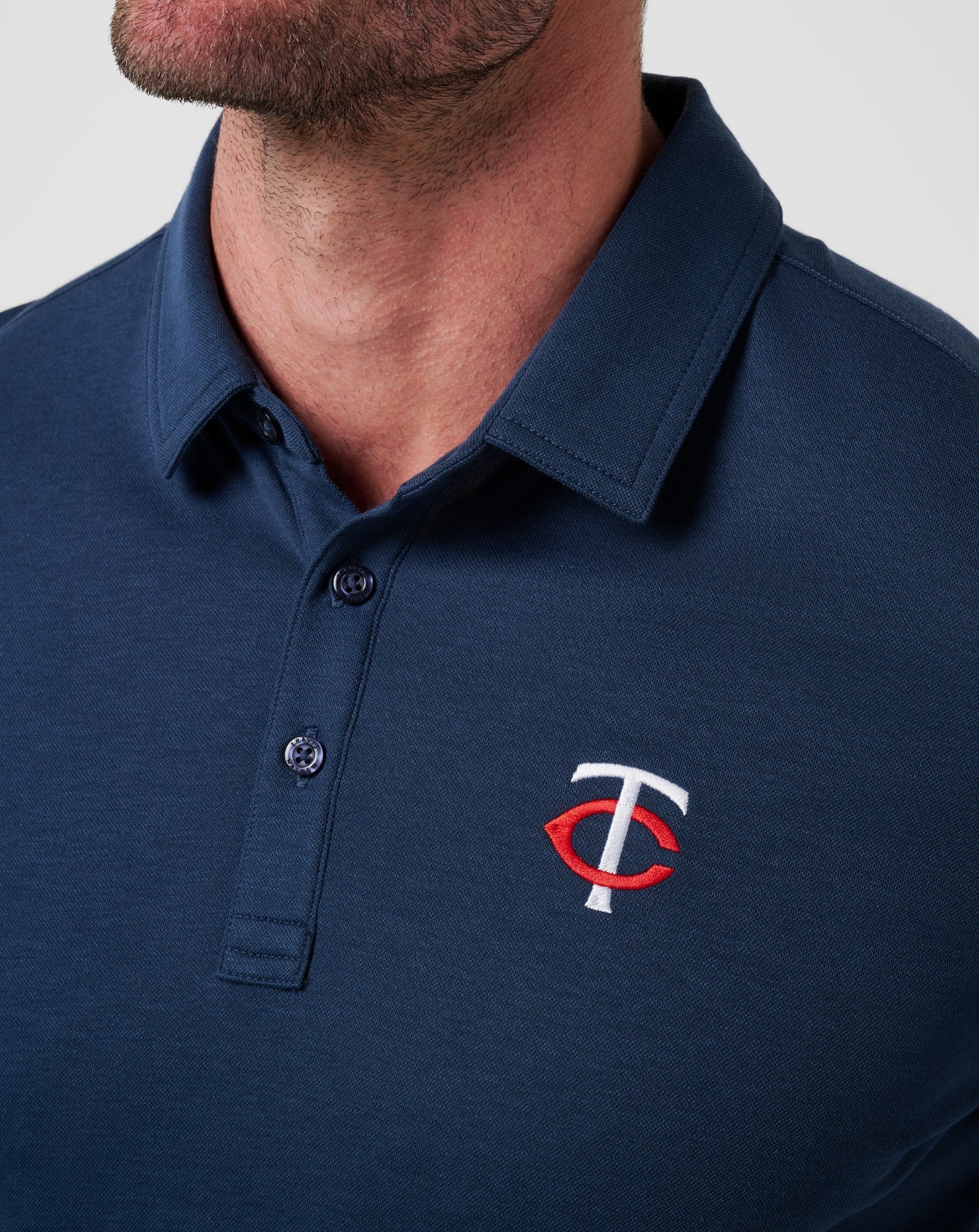 Travis Mathew Outlet | Minnesota Twins Playoff Pitch Polo