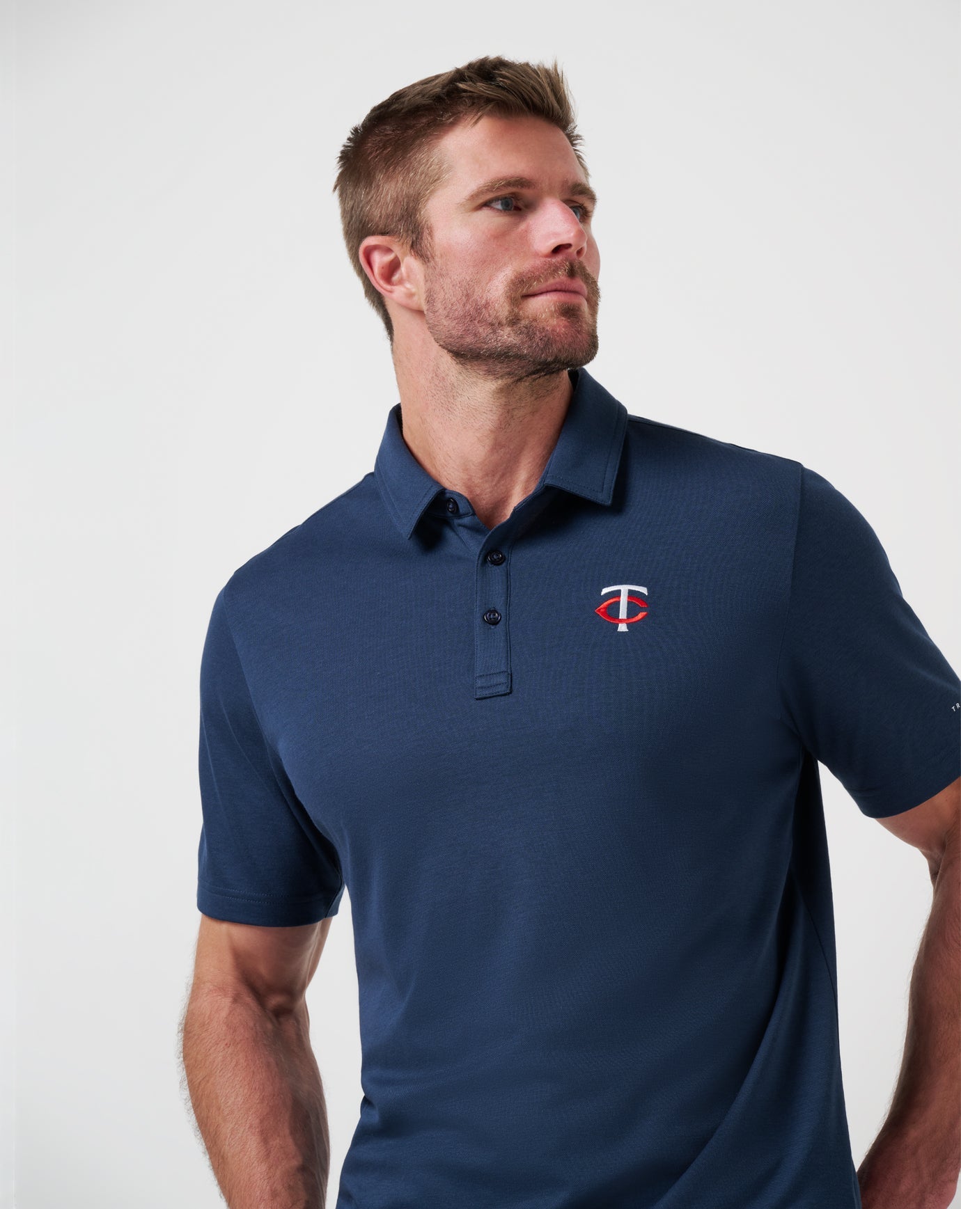 Travis Mathew Outlet | Minnesota Twins Playoff Pitch Polo