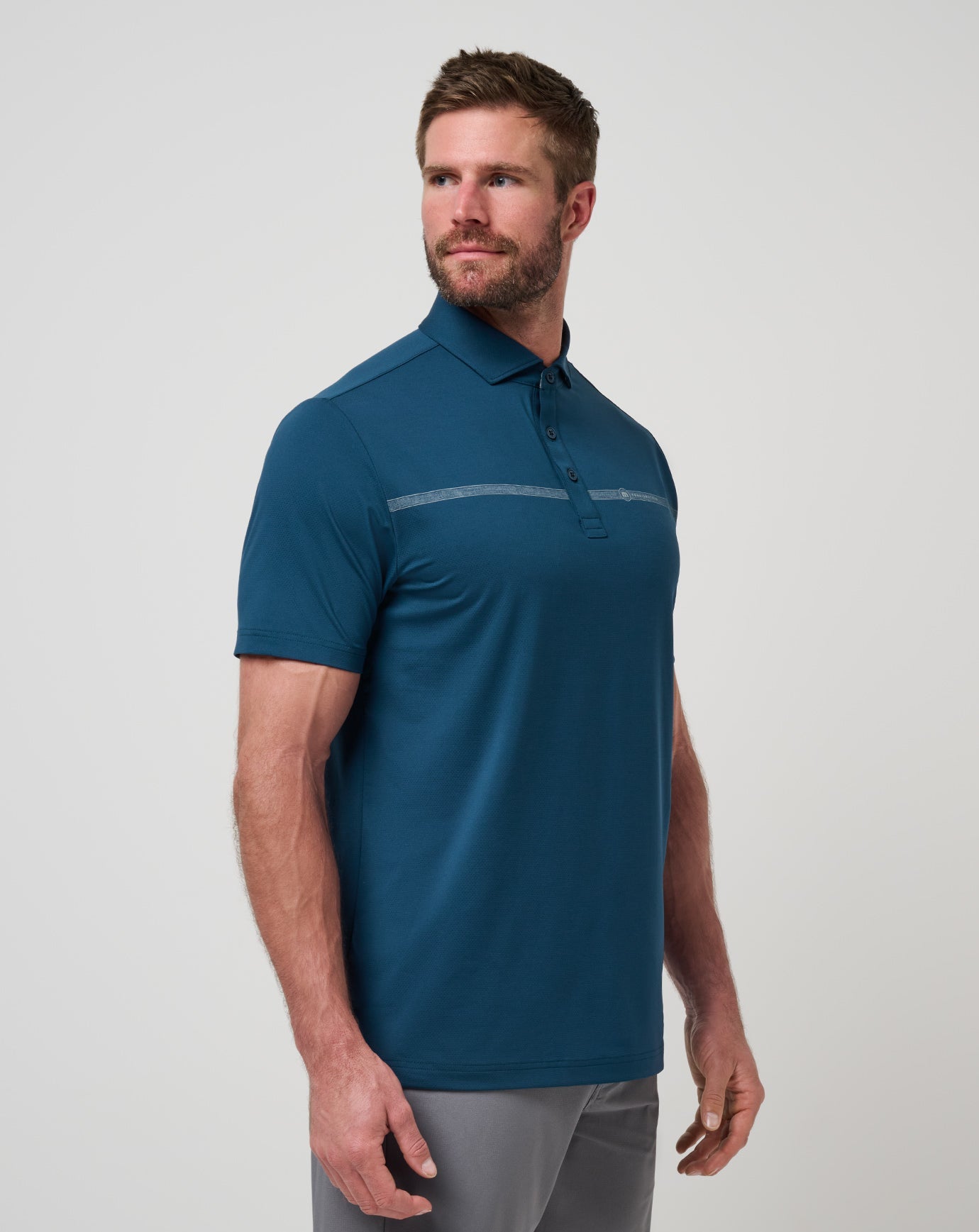 Travis Mathew Outlet | Heater Pro Chest Stripe Polo