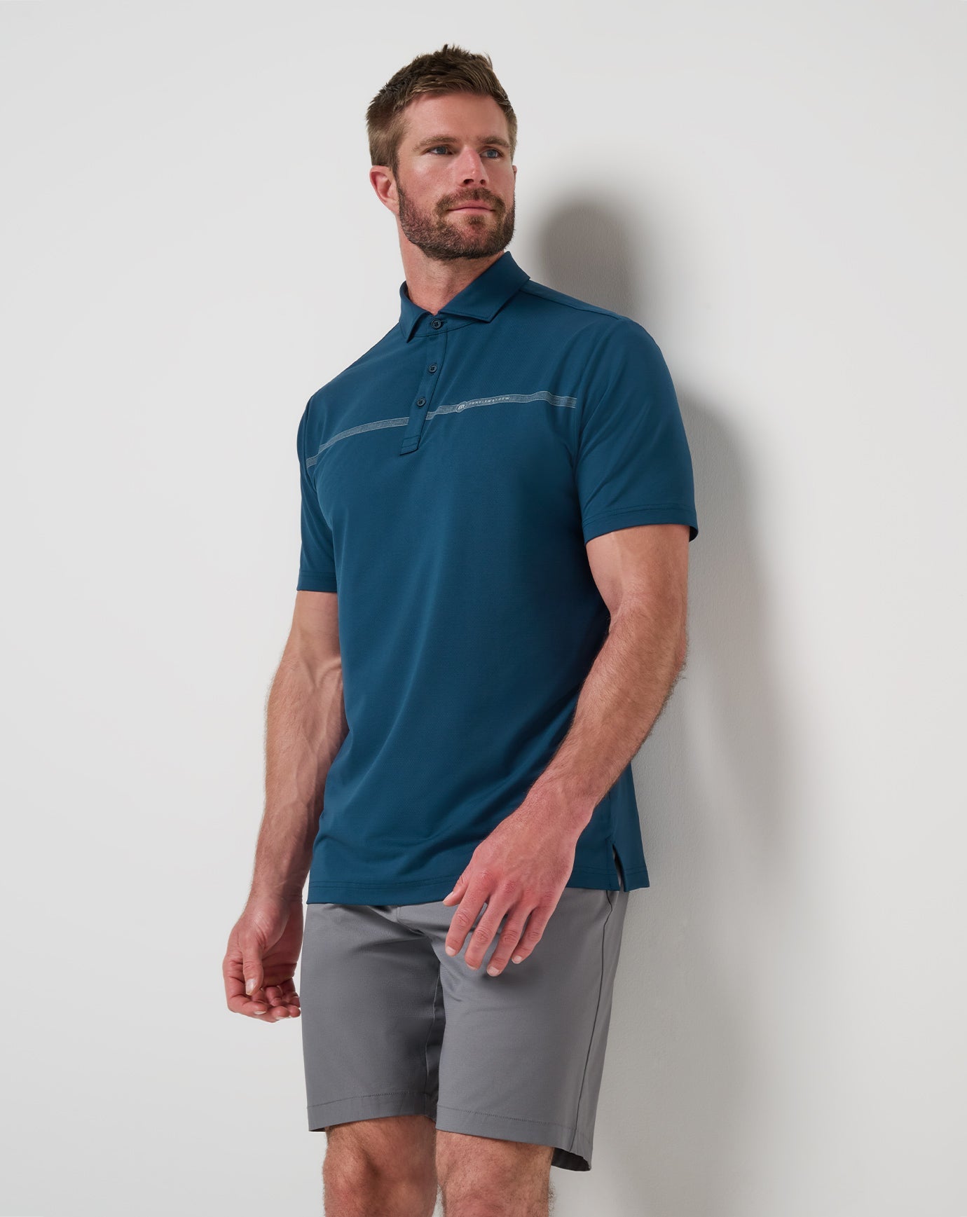 Travis Mathew Outlet | Heater Pro Chest Stripe Polo