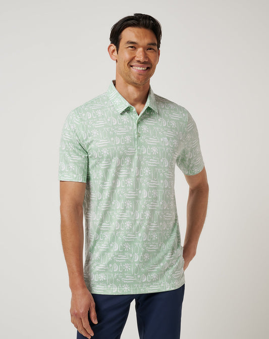 Travis Mathew New | Featherweight Cabana Polo