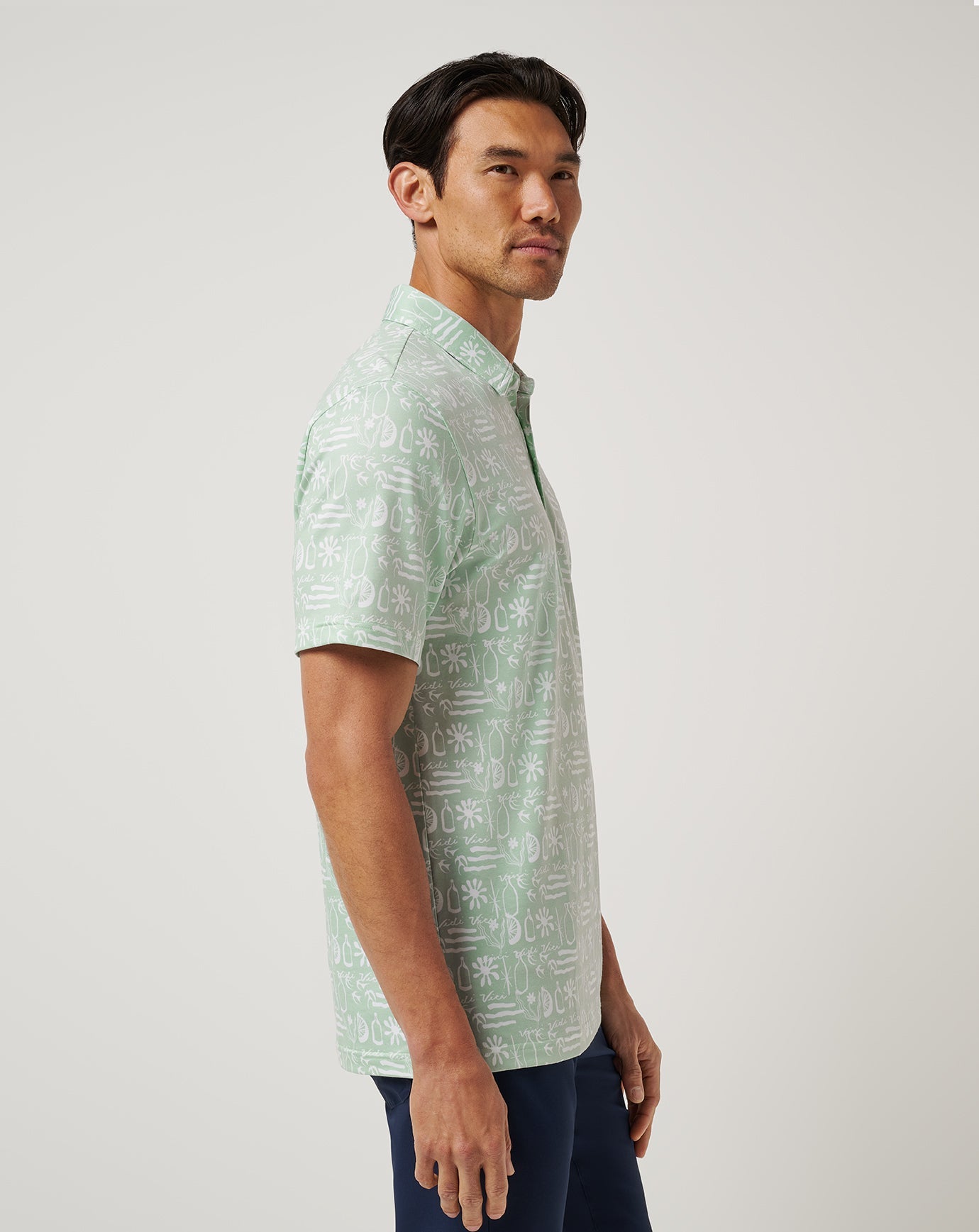 Travis Mathew New | Featherweight Cabana Polo