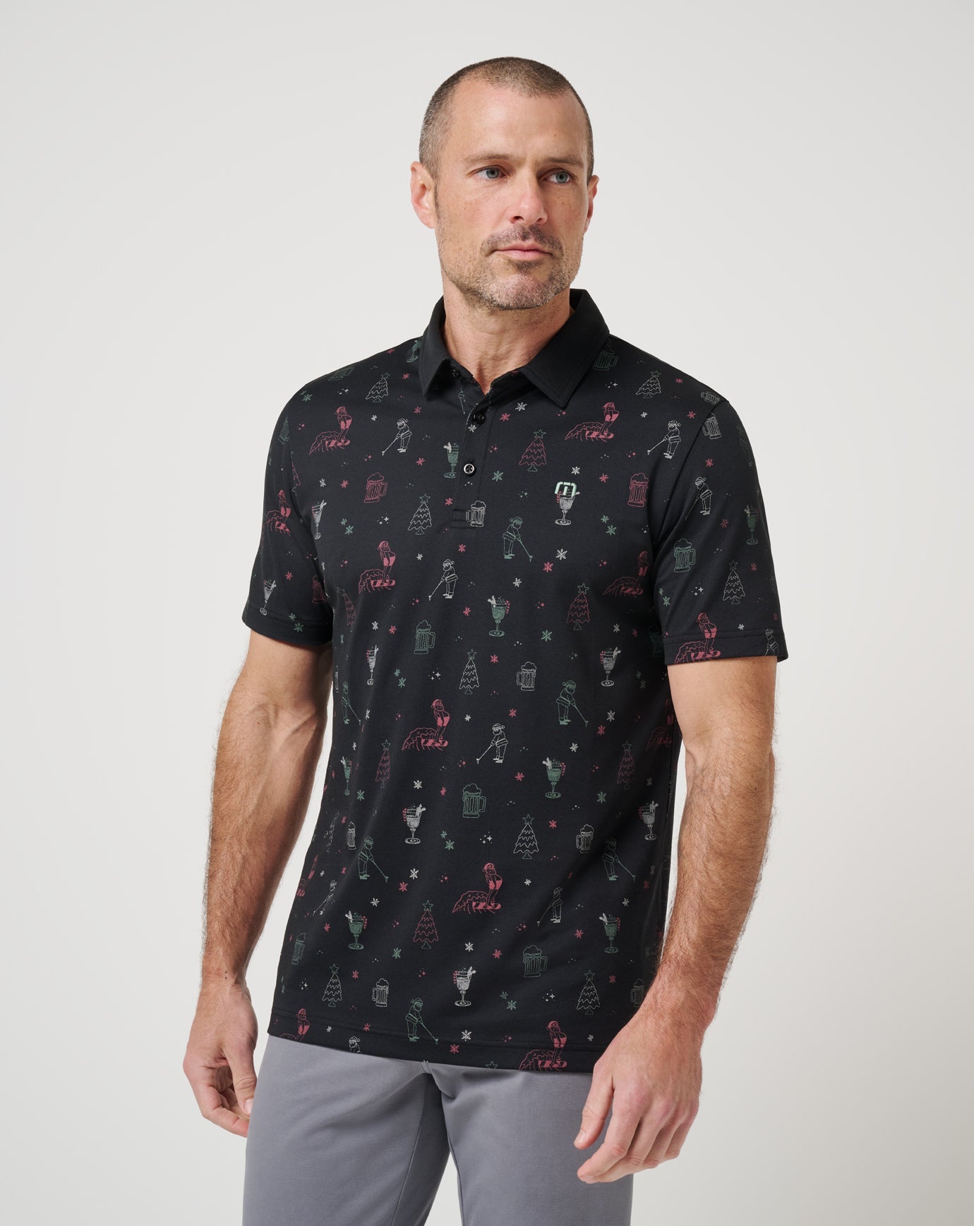Travis Mathew New | Holiday Magic Polo