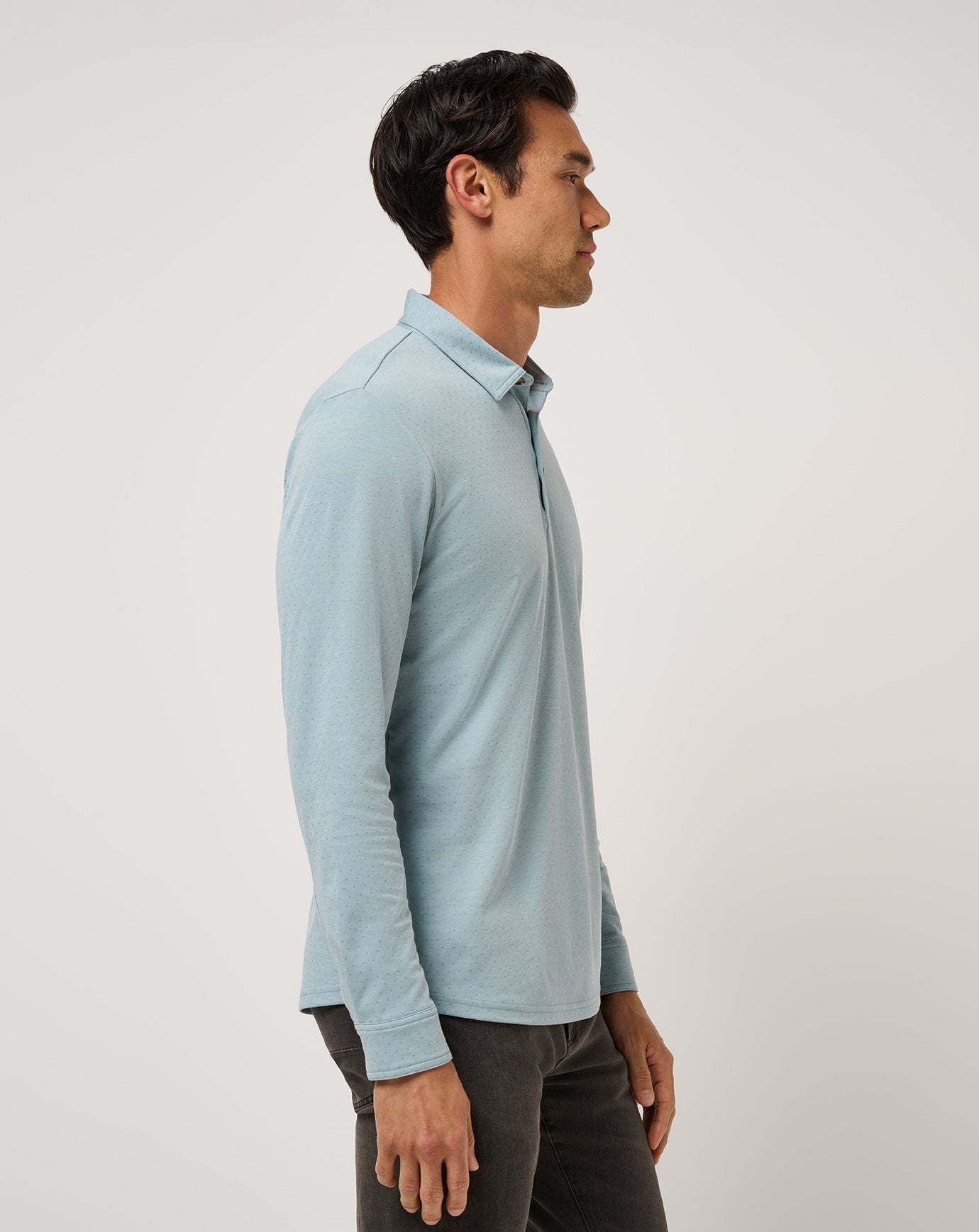 Travis Mathew New | Handsome Town Long Sleeve Polo
