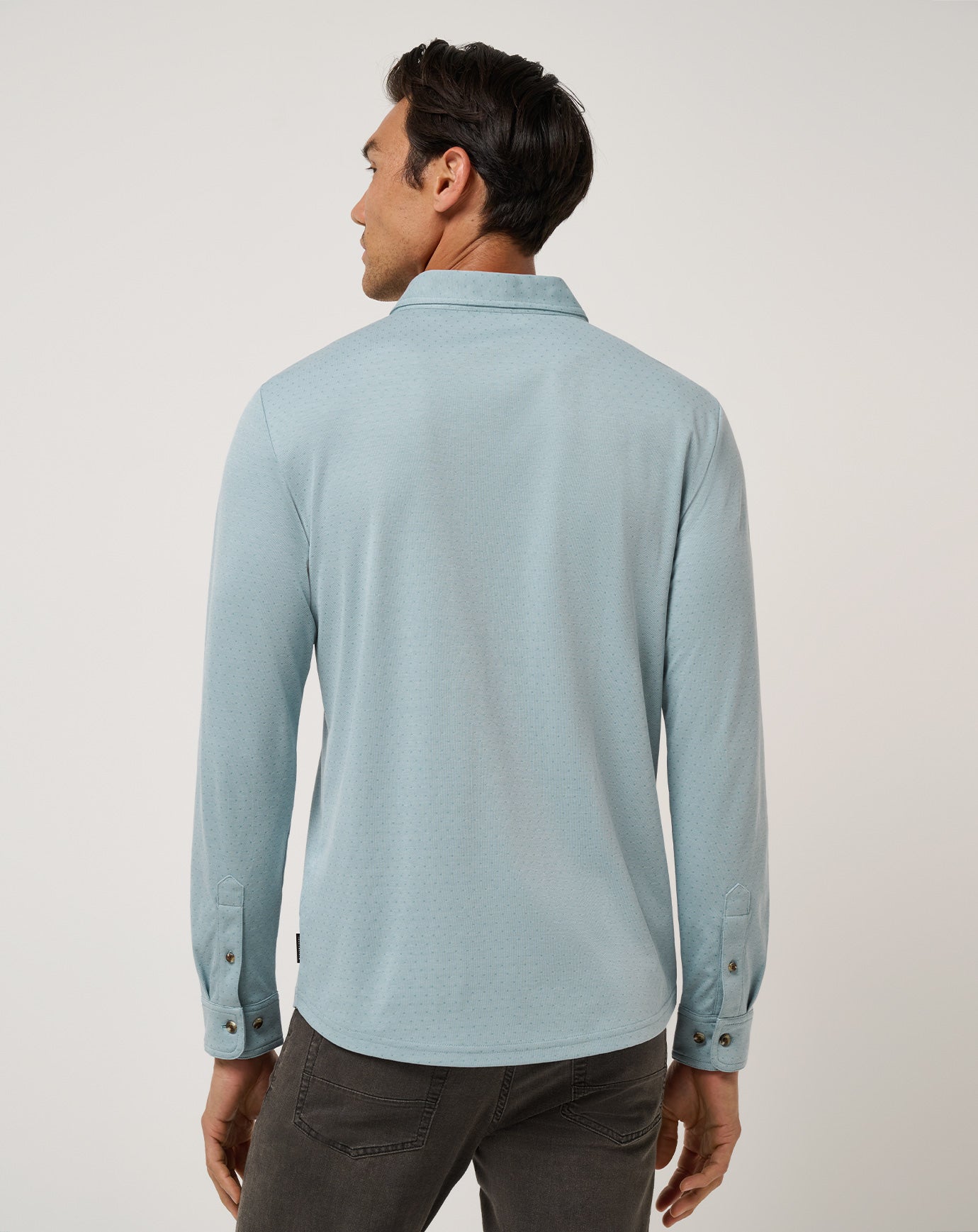 Travis Mathew New | Handsome Town Long Sleeve Polo