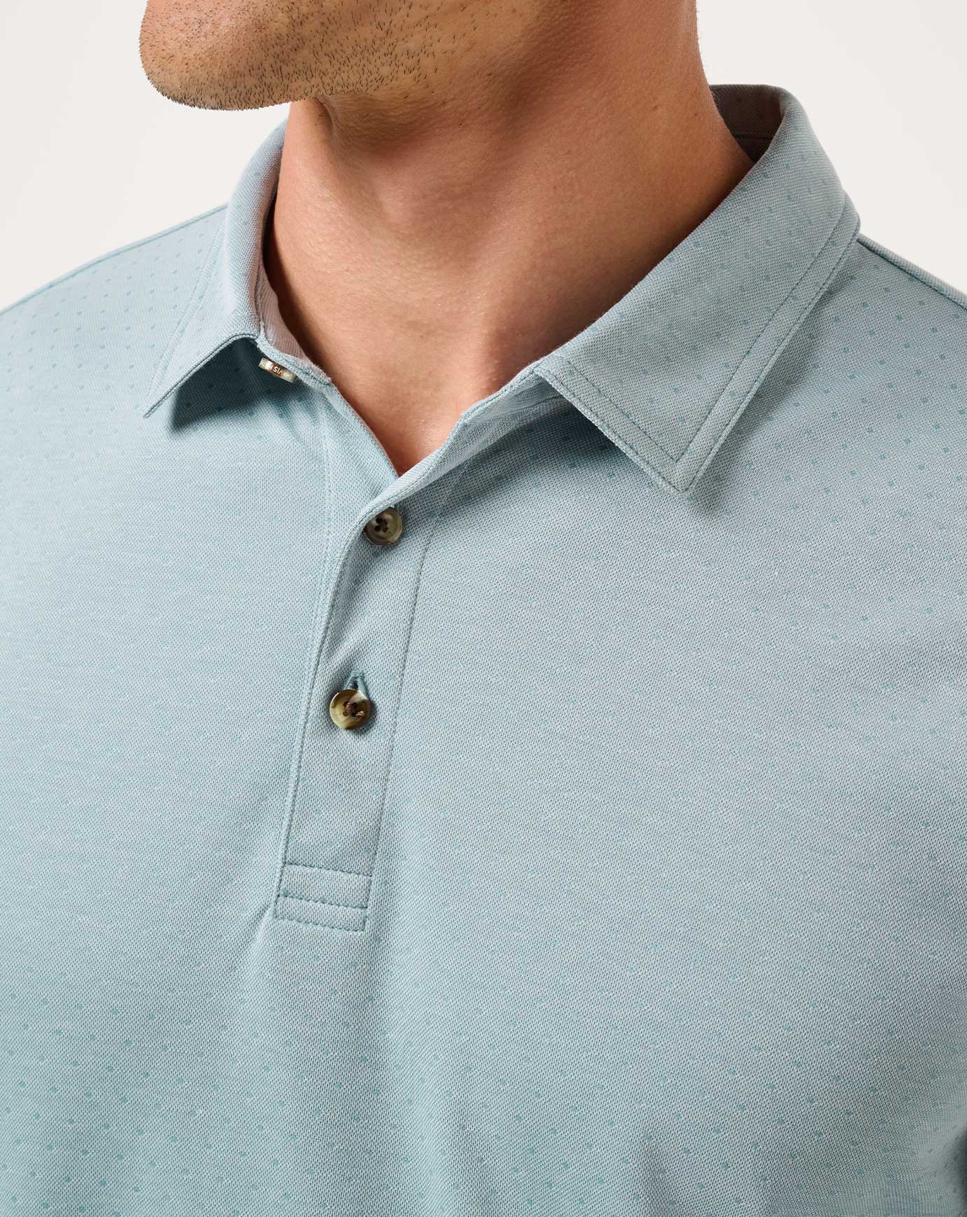 Travis Mathew New | Handsome Town Long Sleeve Polo