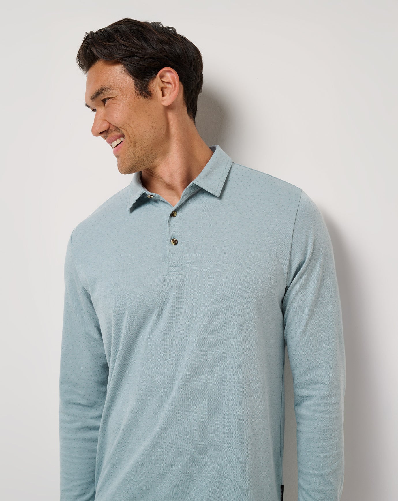 Travis Mathew New | Handsome Town Long Sleeve Polo