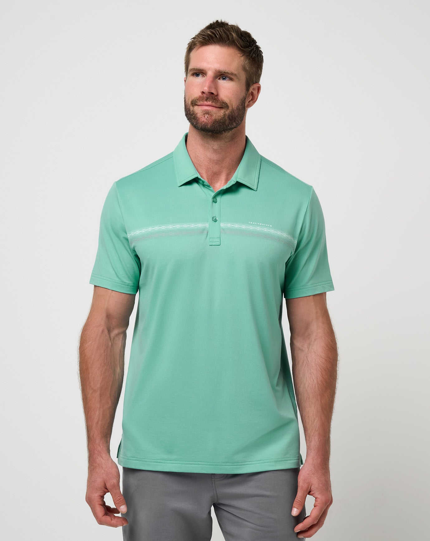 Travis Mathew Sale | Featherweight Chest Stripe Polo