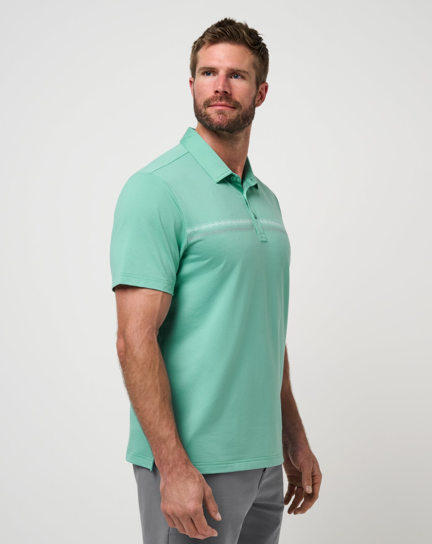 Travis Mathew Sale | Featherweight Chest Stripe Polo