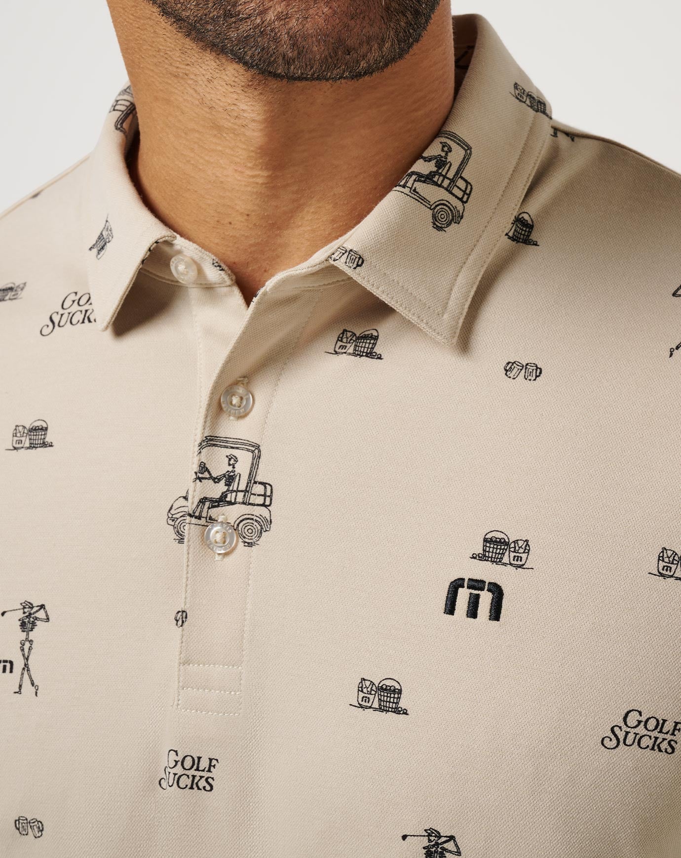Travis Mathew Sale | Golf Sucks Polo