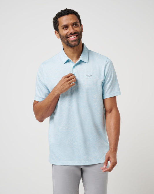 Travis Mathew Hot sale | Clean Ice Polo
