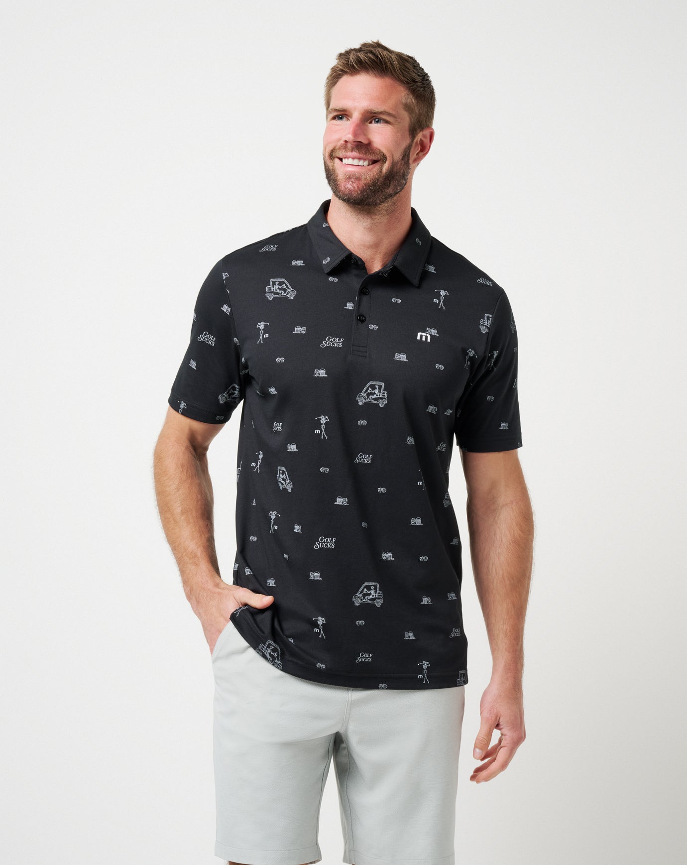 Travis Mathew For sale | Golf Sucks Polo