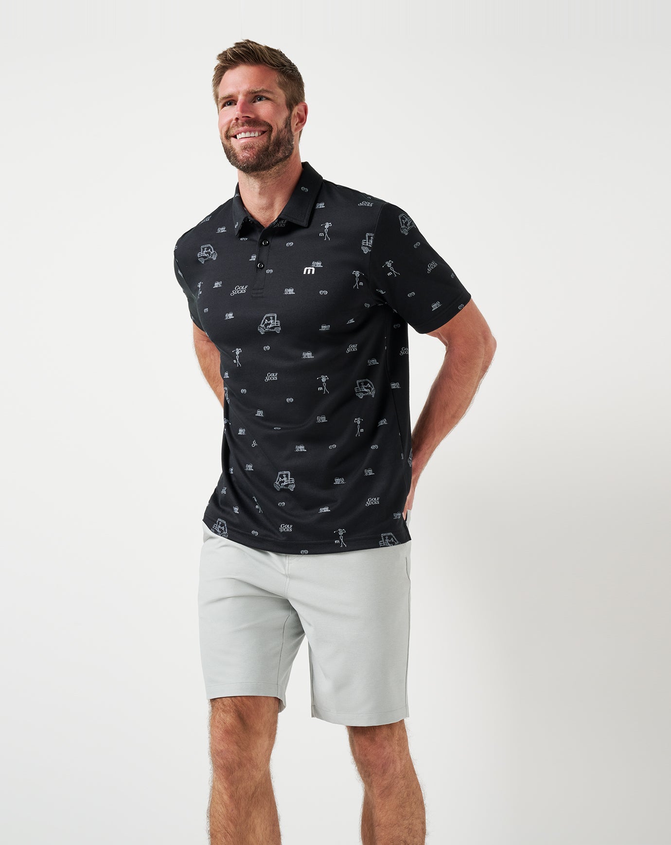 Travis Mathew For sale | Golf Sucks Polo