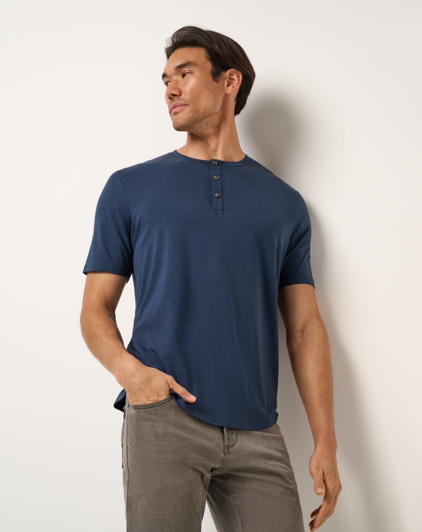 Travis Mathew Discount | Cloud Henley Tee