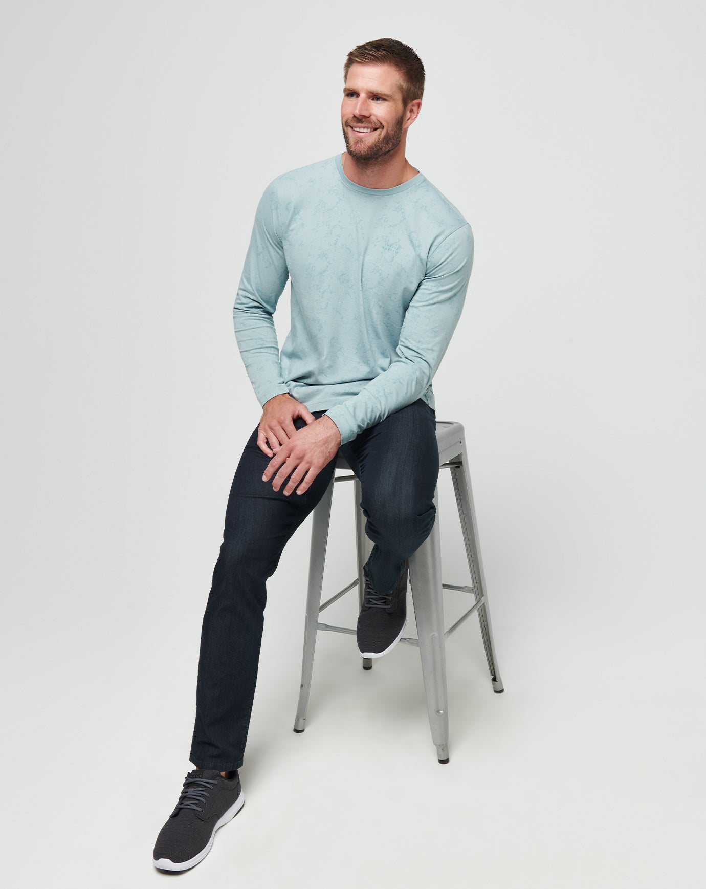 Travis Mathew For sale | Warmer Tides Long Sleeve Tee
