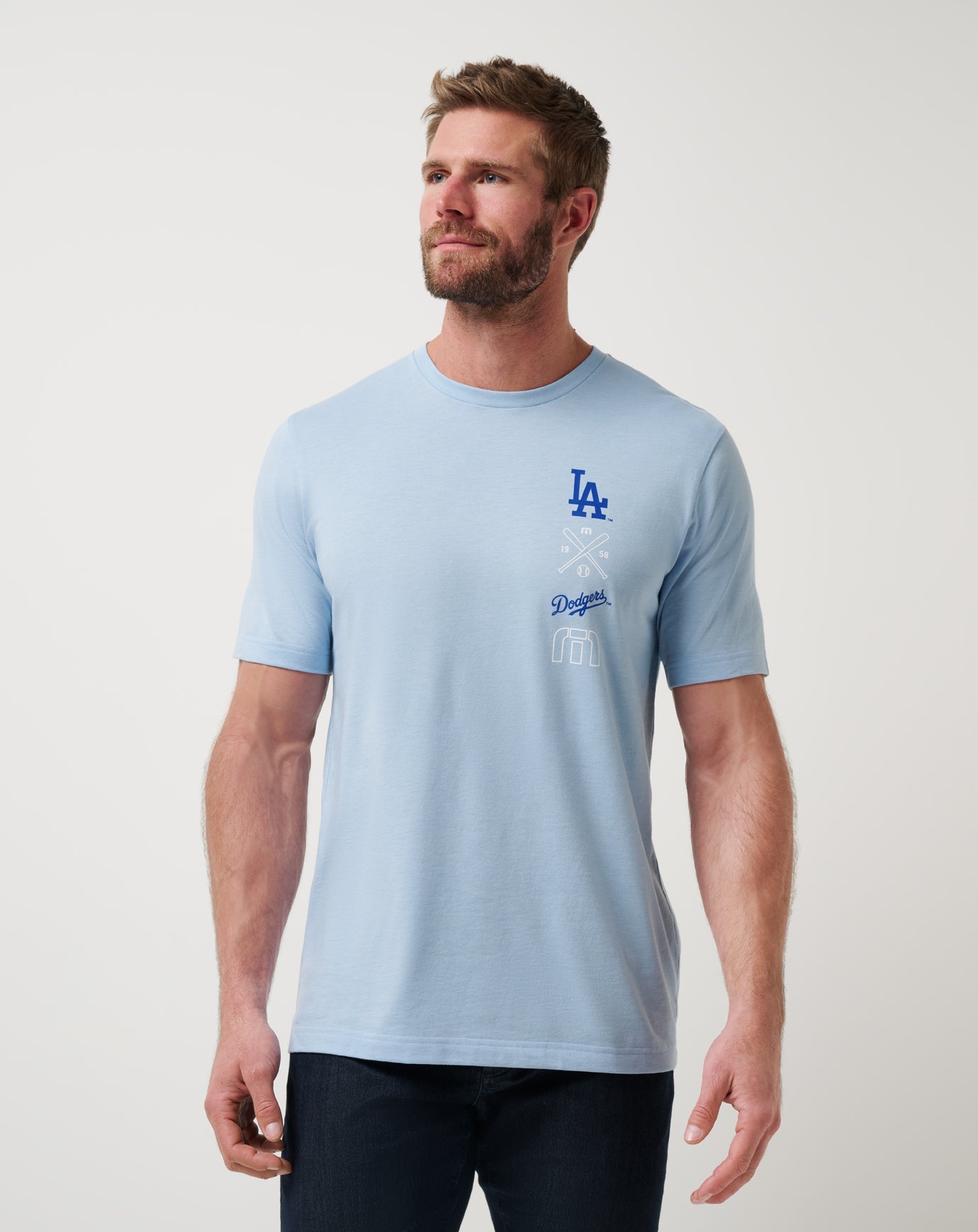Travis Mathew Sale | Los Angeles Dodgers Sunset Slam 2.0 Tee