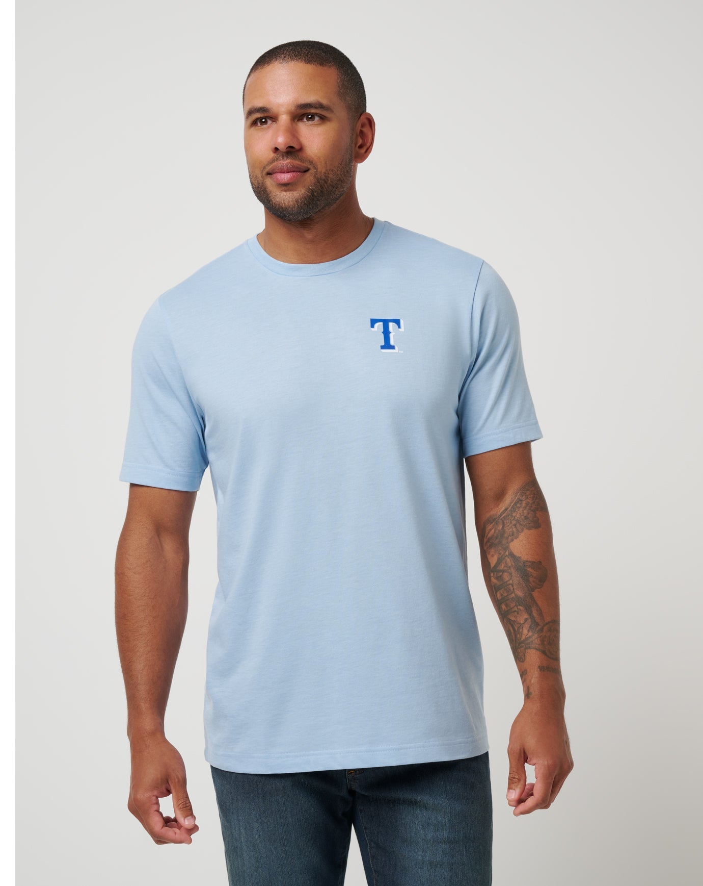 Travis Mathew New | Texas Rangers Friendly Rivalry Tee