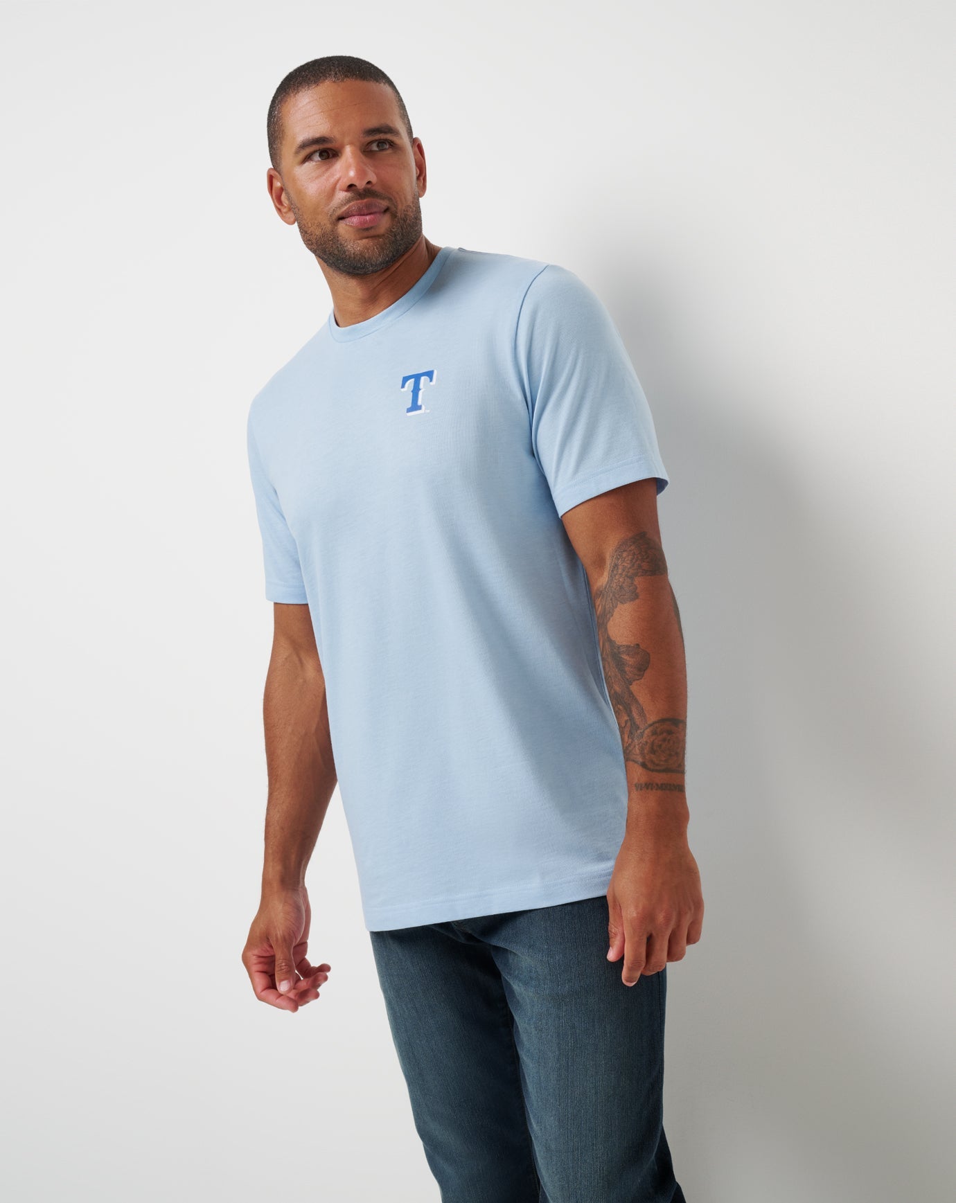 Travis Mathew New | Texas Rangers Friendly Rivalry Tee