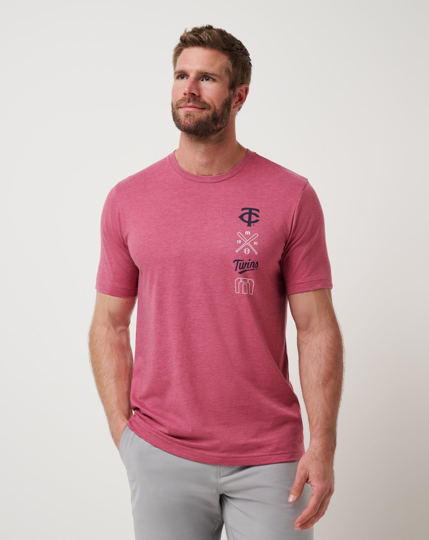 Travis Mathew For sale | Minnesota Twins Sunset Slam 2.0 Tee