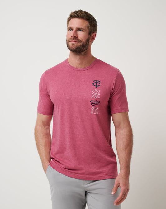 Travis Mathew For sale | Minnesota Twins Sunset Slam 2.0 Tee