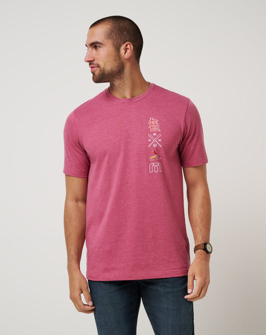 Travis Mathew Online | St Louis Cardinals Sunset Slam 2.0 Tee