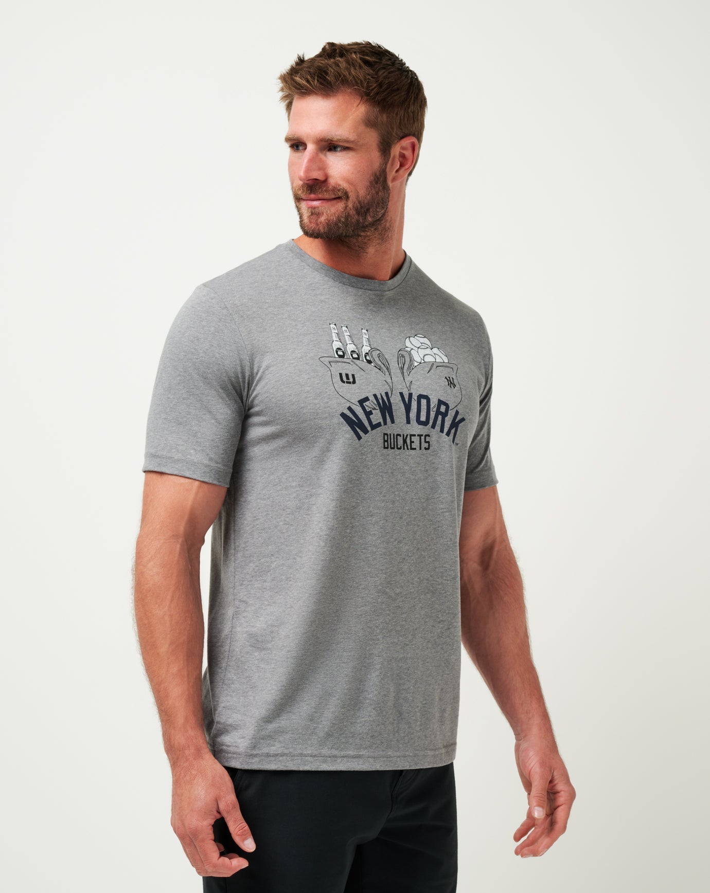 Travis Mathew Discount | New York Yankees Strike One Tee