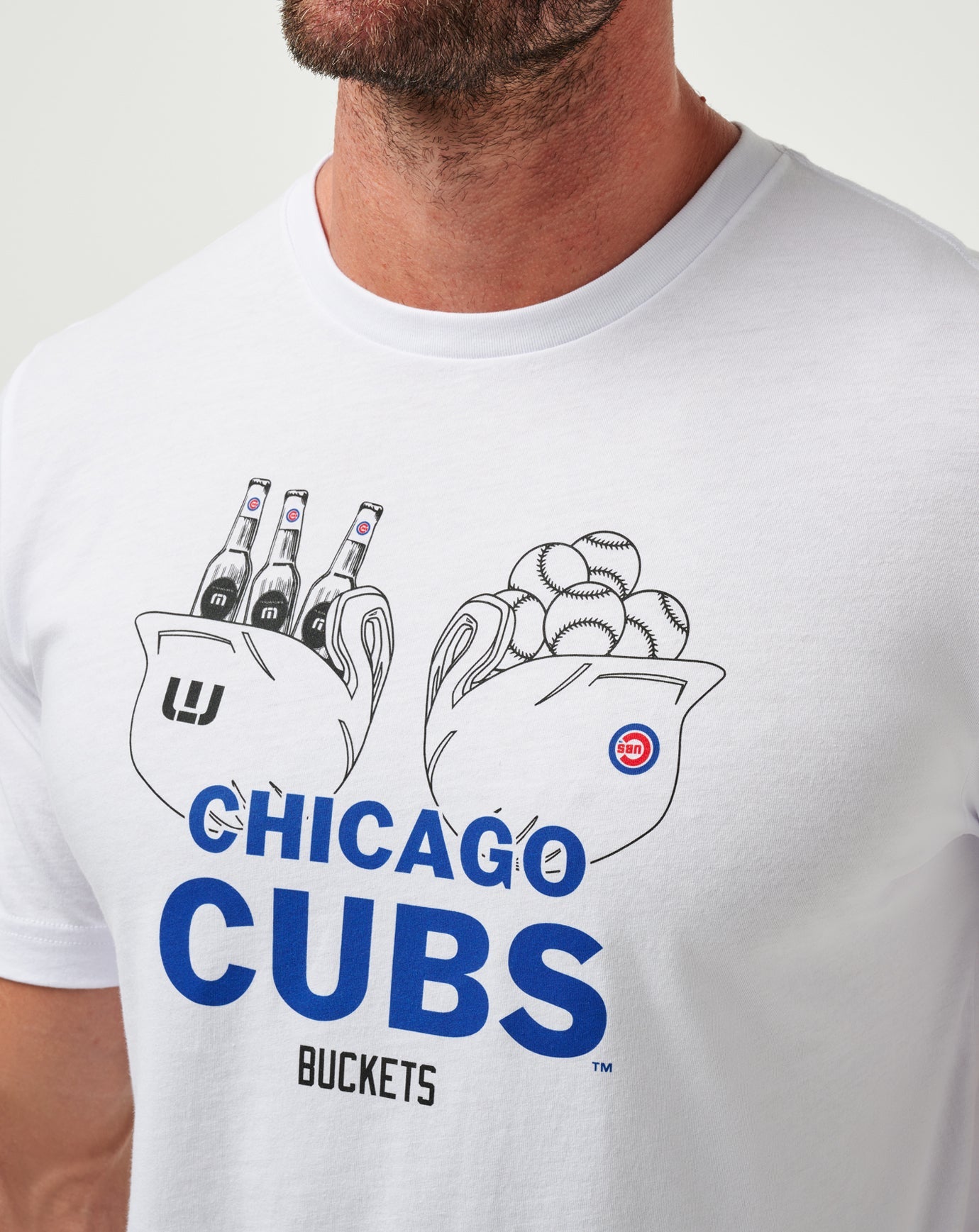 Travis Mathew Outlet | Chicago Cubs Strike One Tee