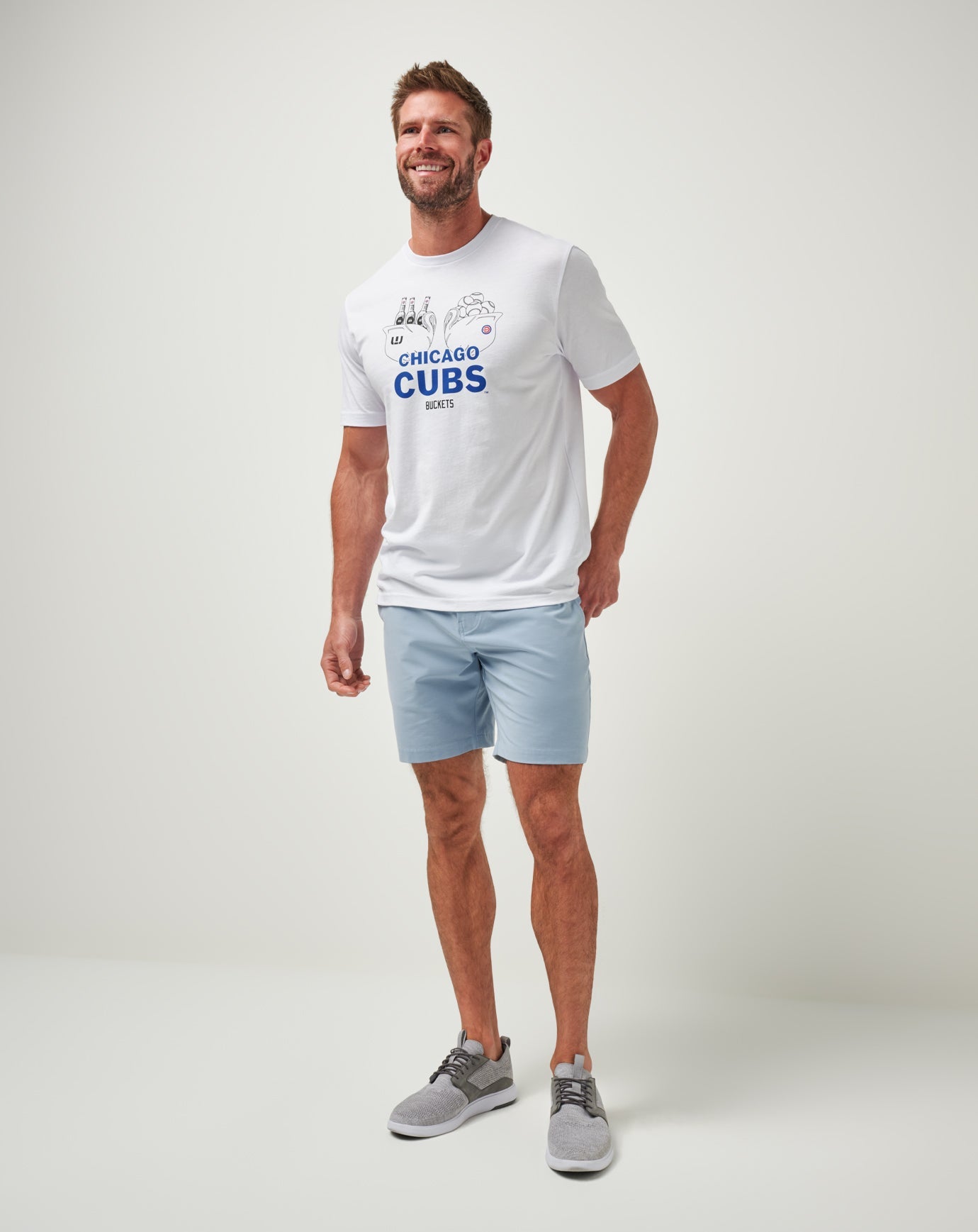 Travis Mathew Outlet | Chicago Cubs Strike One Tee
