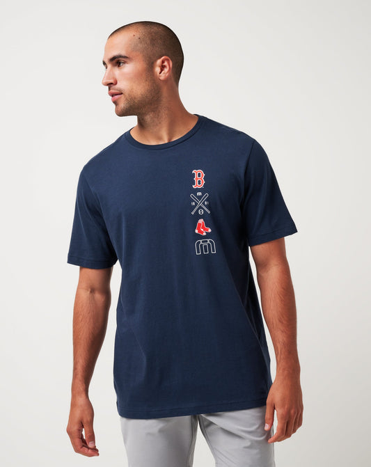 Travis Mathew New | Boston Red Sox Sunset Slam Tee
