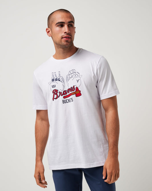 Travis Mathew On Sale | Atlanta Braves Strike One Tee