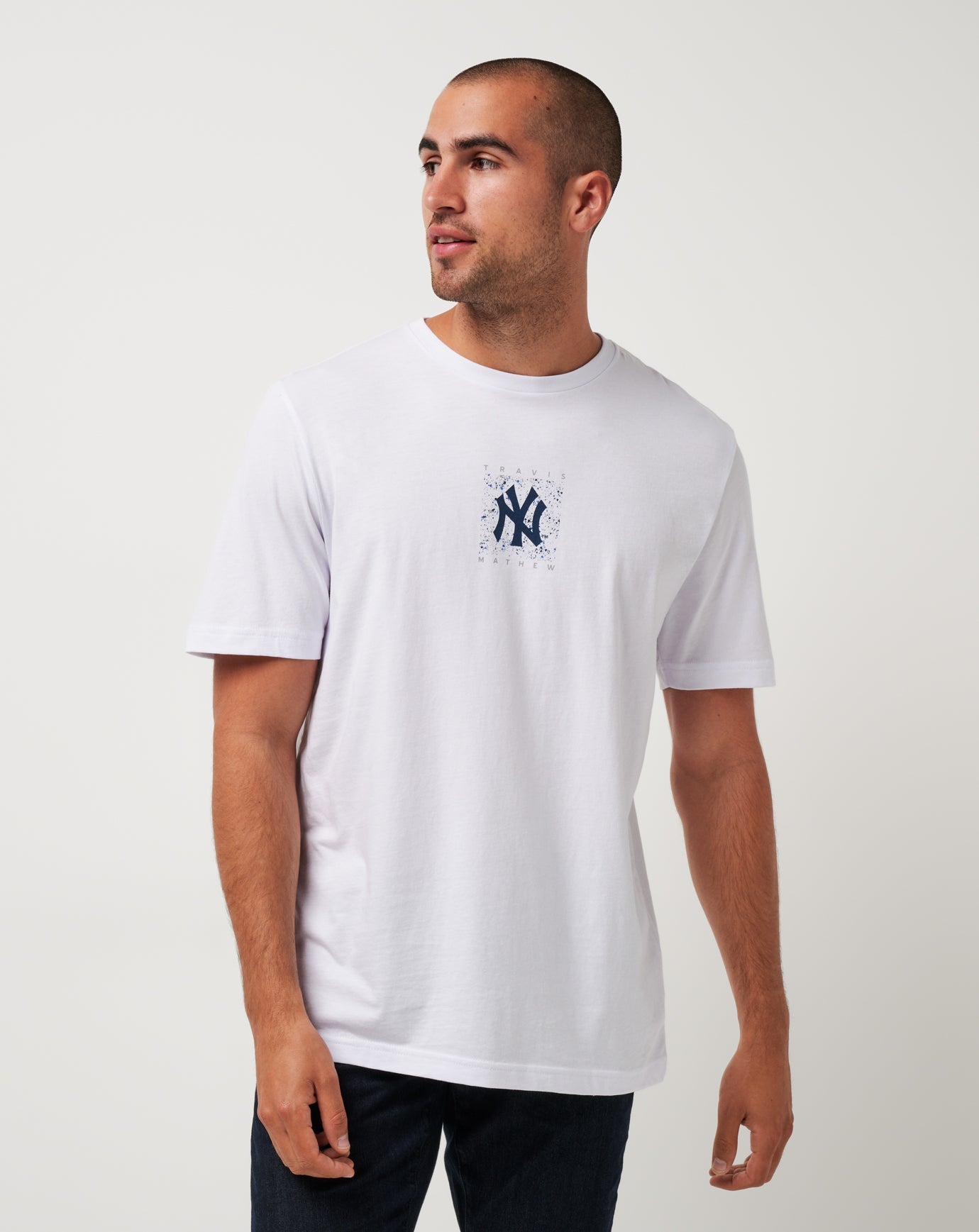 Travis Mathew Sale | New York Yankees In The Dugout Tee